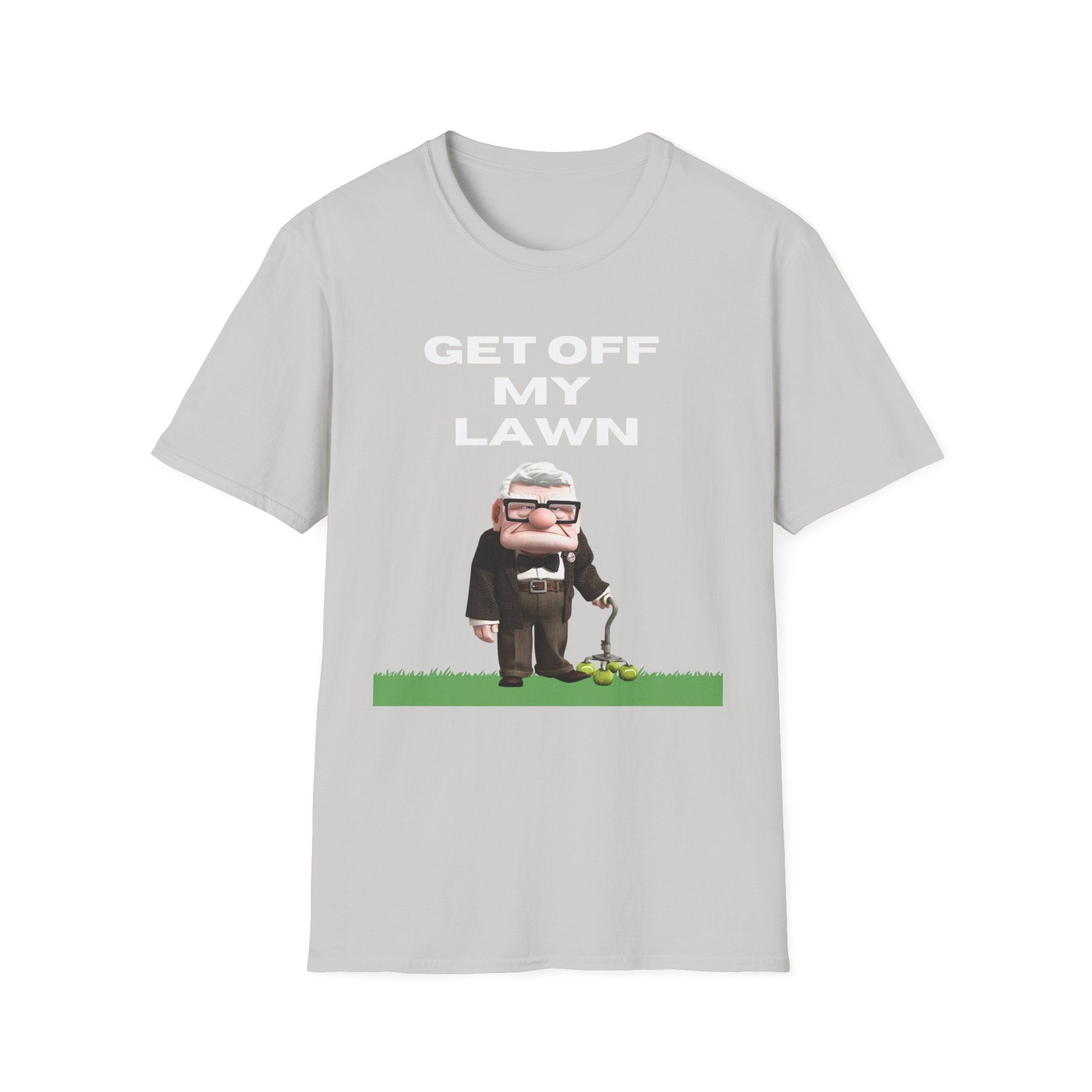 GET OFF My Lawn mens womans Softstyle T-Shirt