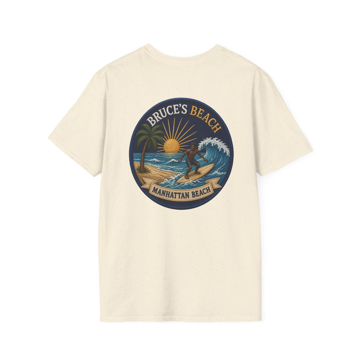 Bruce's Beach Manhattan Beach Surf Patch T-Shirt
