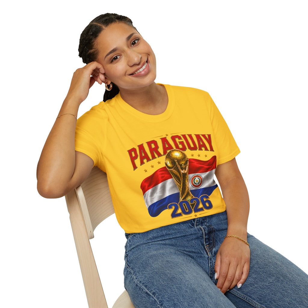 Paraguay 2026 World Cup T-Shirt — Fans Soccer Jersey Tee