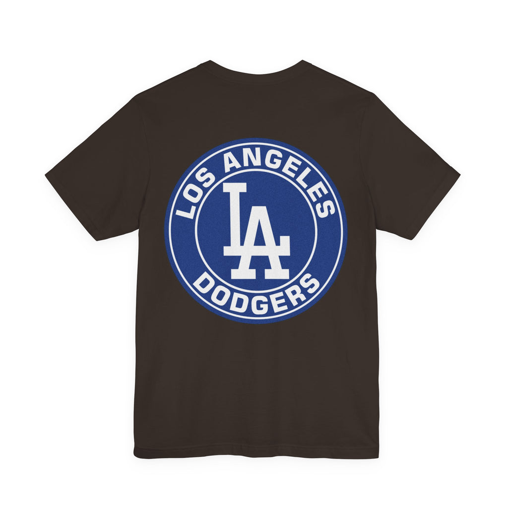 Los Angeles Doyers (Front and Back Printing) Mens Womans Jersey Short Sleeve Tee
