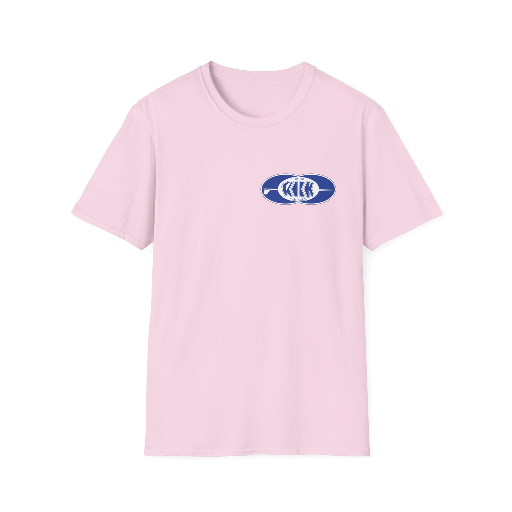 Rick Surfboards Unisex Softstyle T-Shirt Old School Hermosa Beach