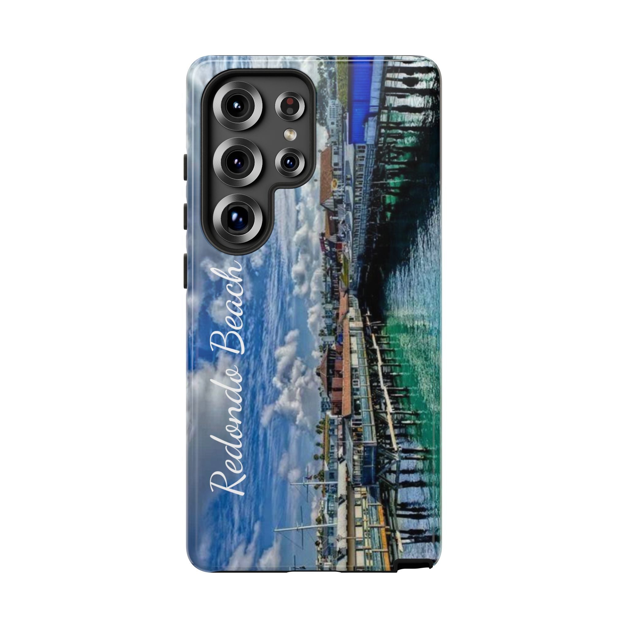 Phone Cases, Redondo Beach California King Harbor Design, Protective Covers, iPhone Accessories, Samsung Accessories, Gift for Travelers
