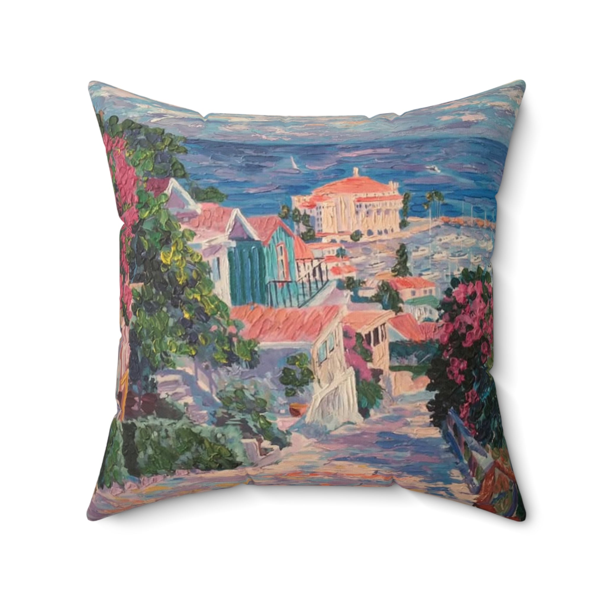 Avalon Catalina Island - Faux Suede Square Pillow