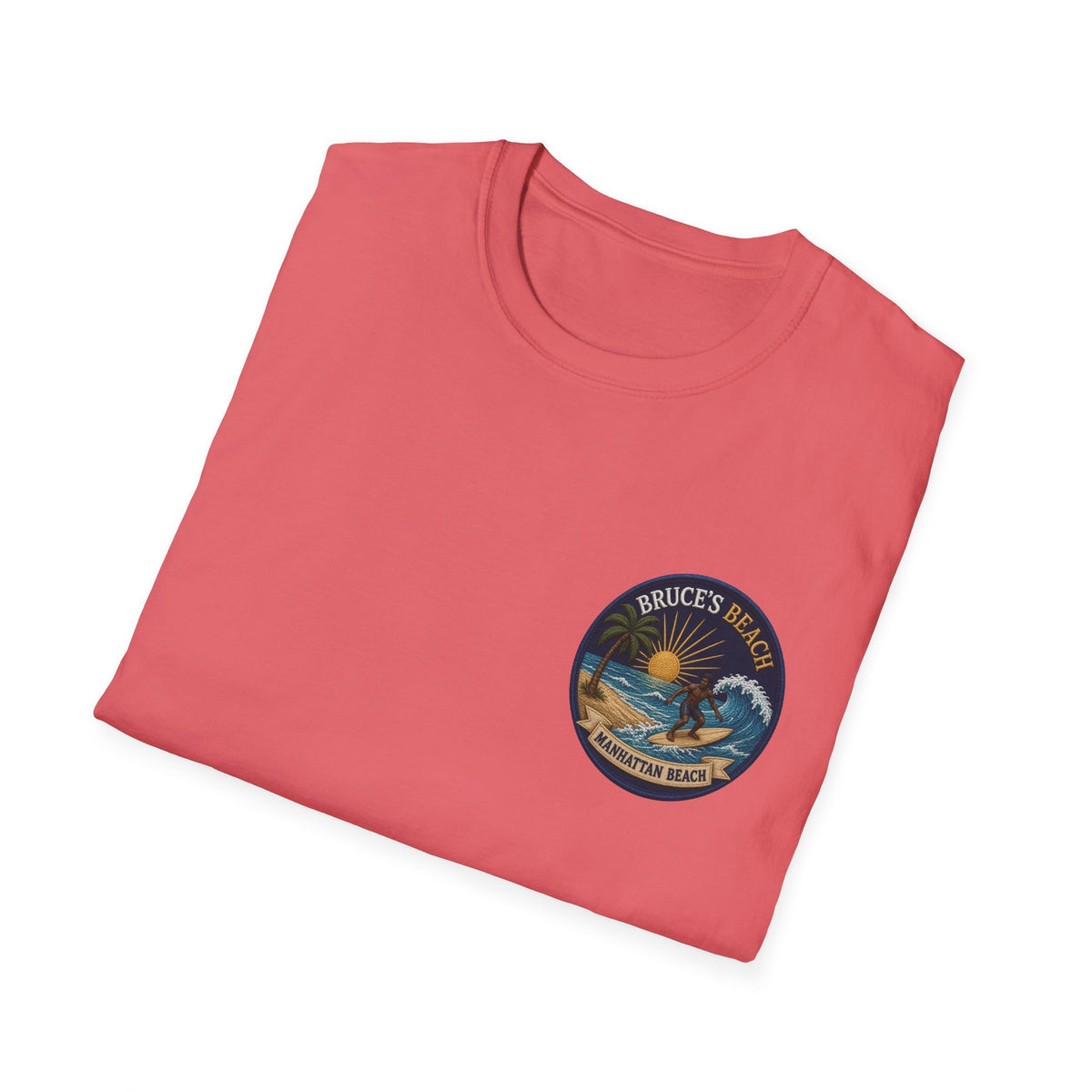 Bruce's Beach Manhattan Beach Surf Patch T-Shirt