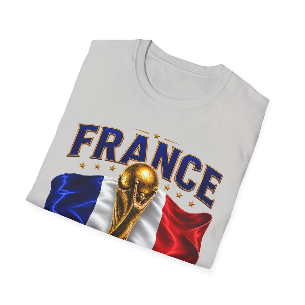 France World Cup 2026 T-Shirt — French Flag & Trophy Soccer Tee