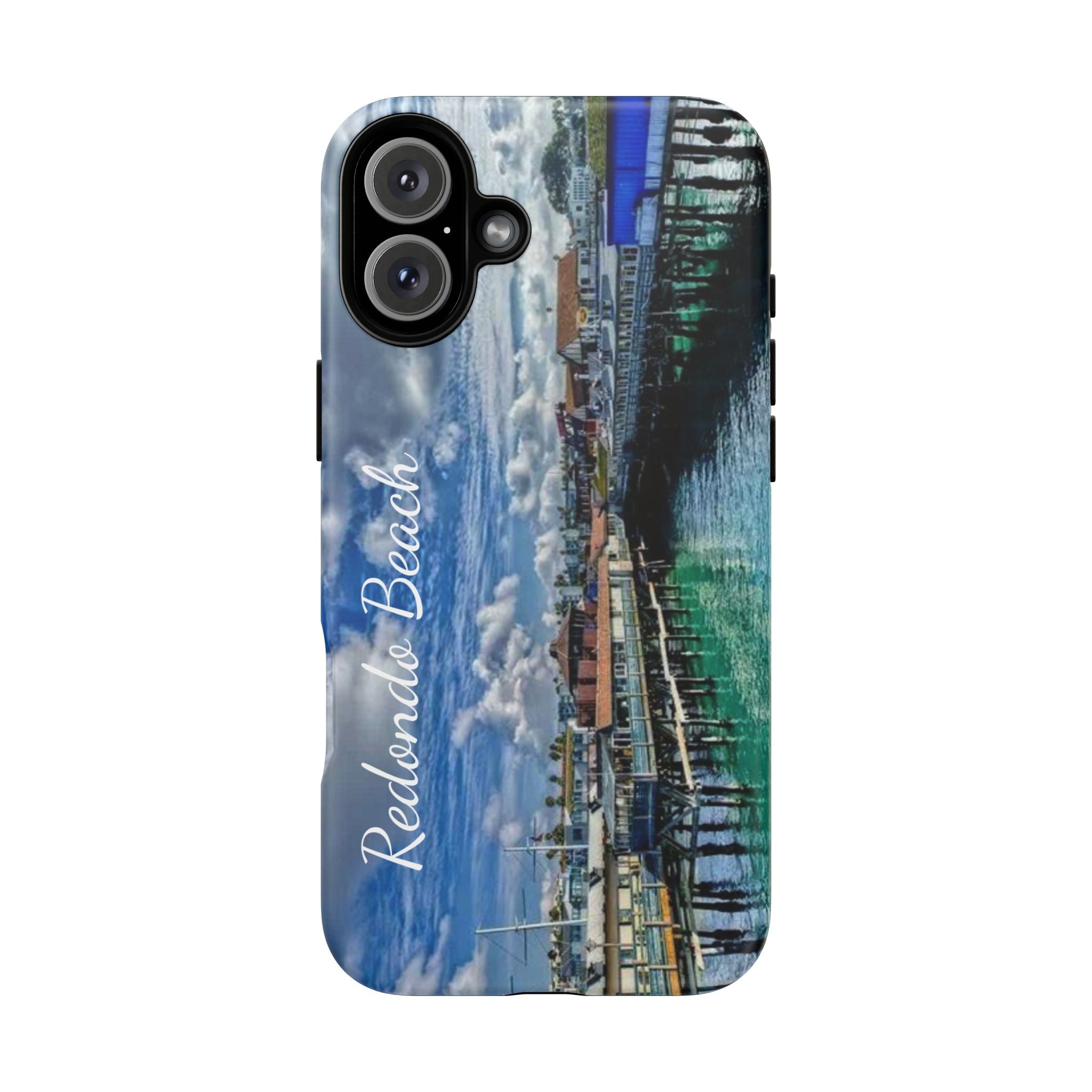 Phone Cases, Redondo Beach California King Harbor Design, Protective Covers, iPhone Accessories, Samsung Accessories, Gift for Travelers