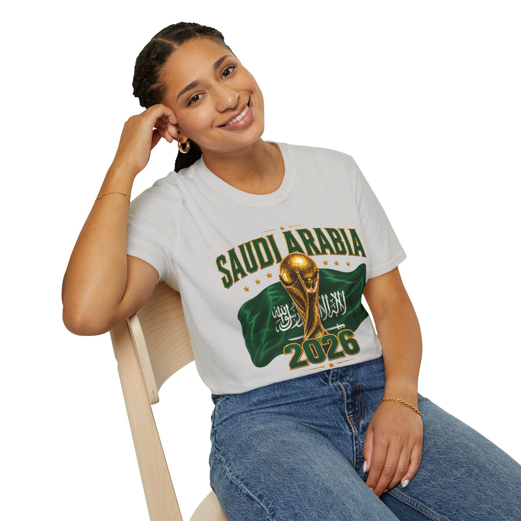 Saudi Arabia 2026 World Cup T-Shirt – Soccer Champion Trophy Design