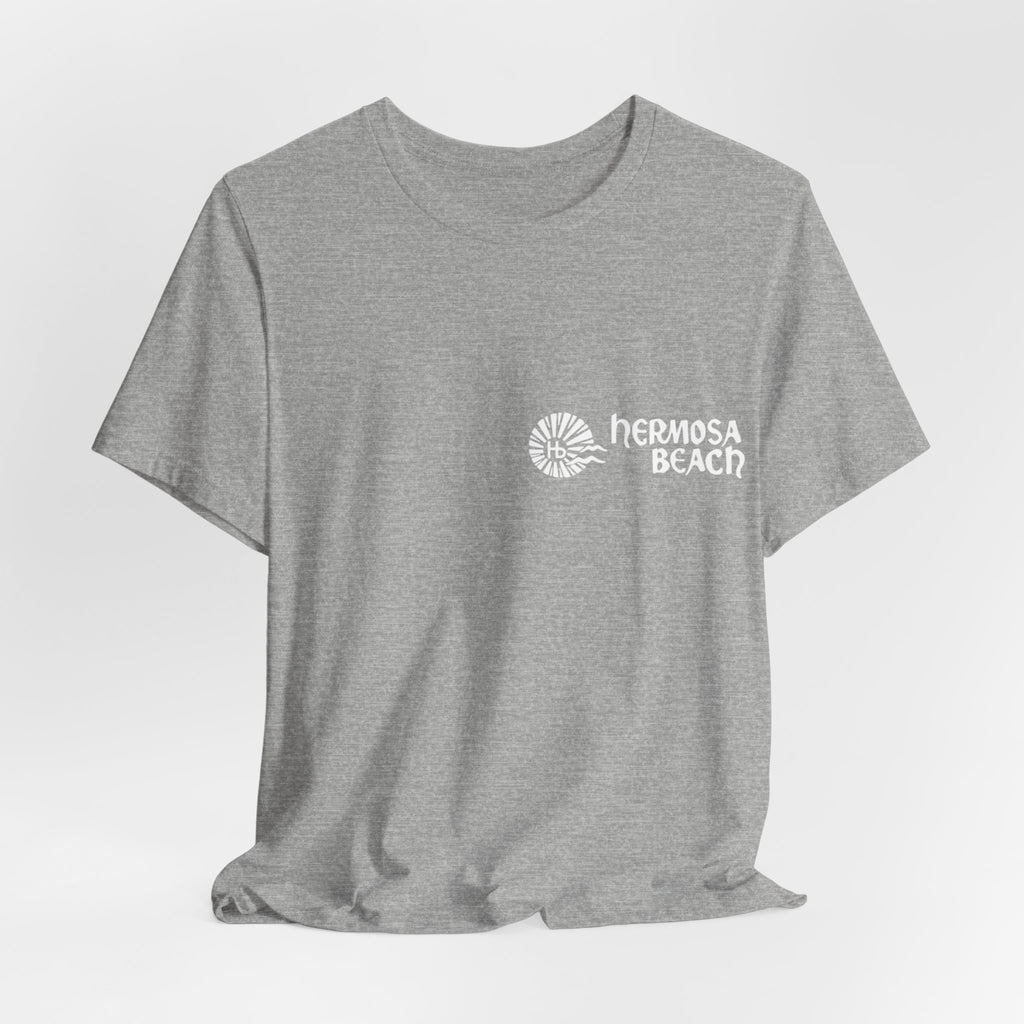 Hermosa Beach Tee — Colorful Front/Back Print Jersey T-Shirt