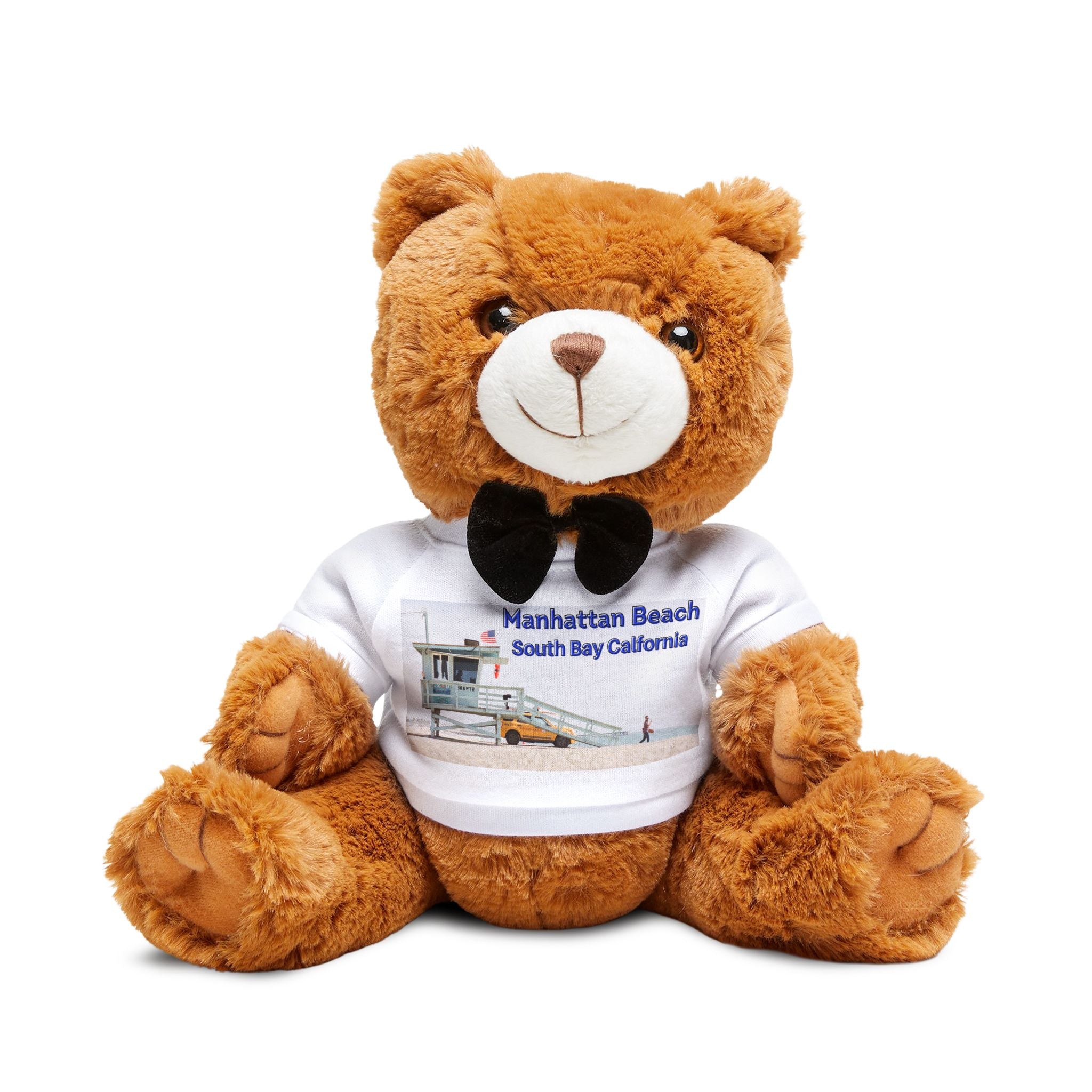 Manhattan Beach Teddy Bear with T-Shirt | Souvenir Plush