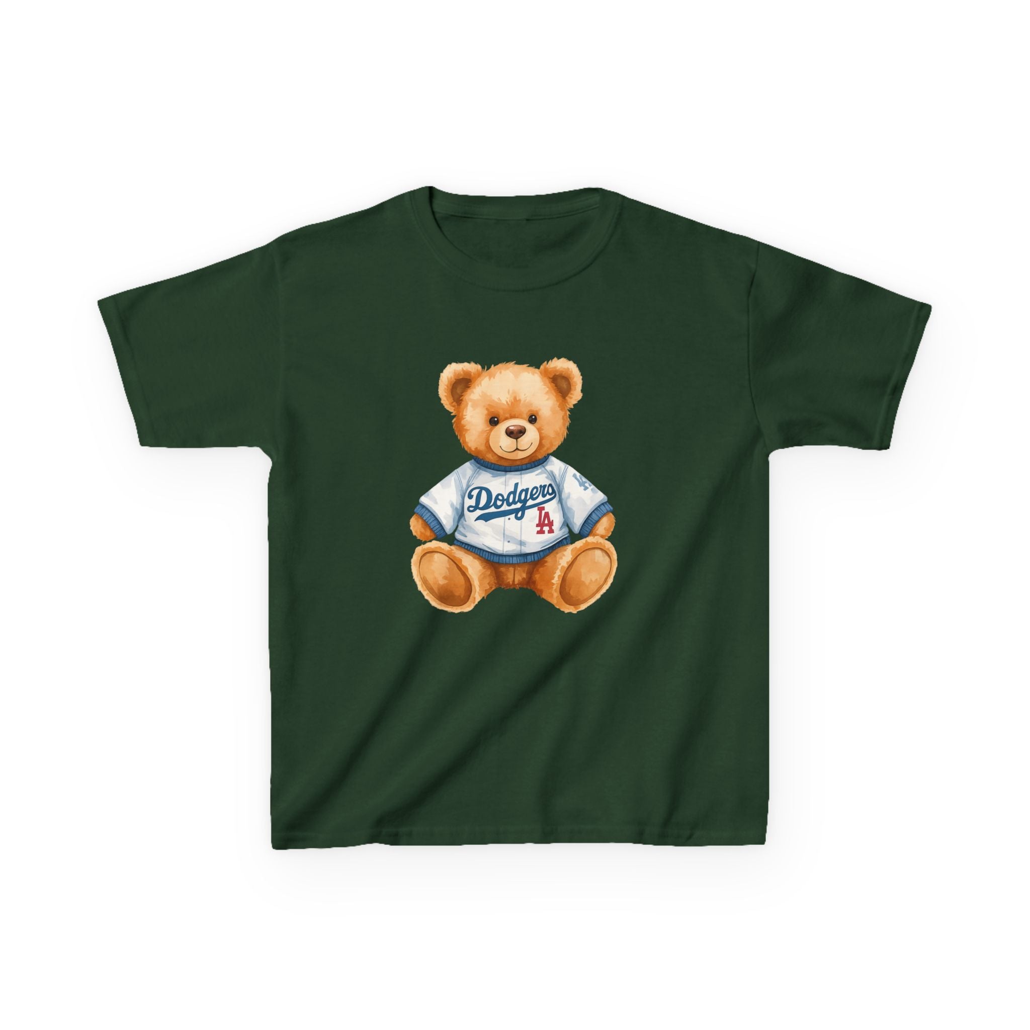 Teddy Bear Tee, Kids Baseball Shirt | Cute Plush Mascot