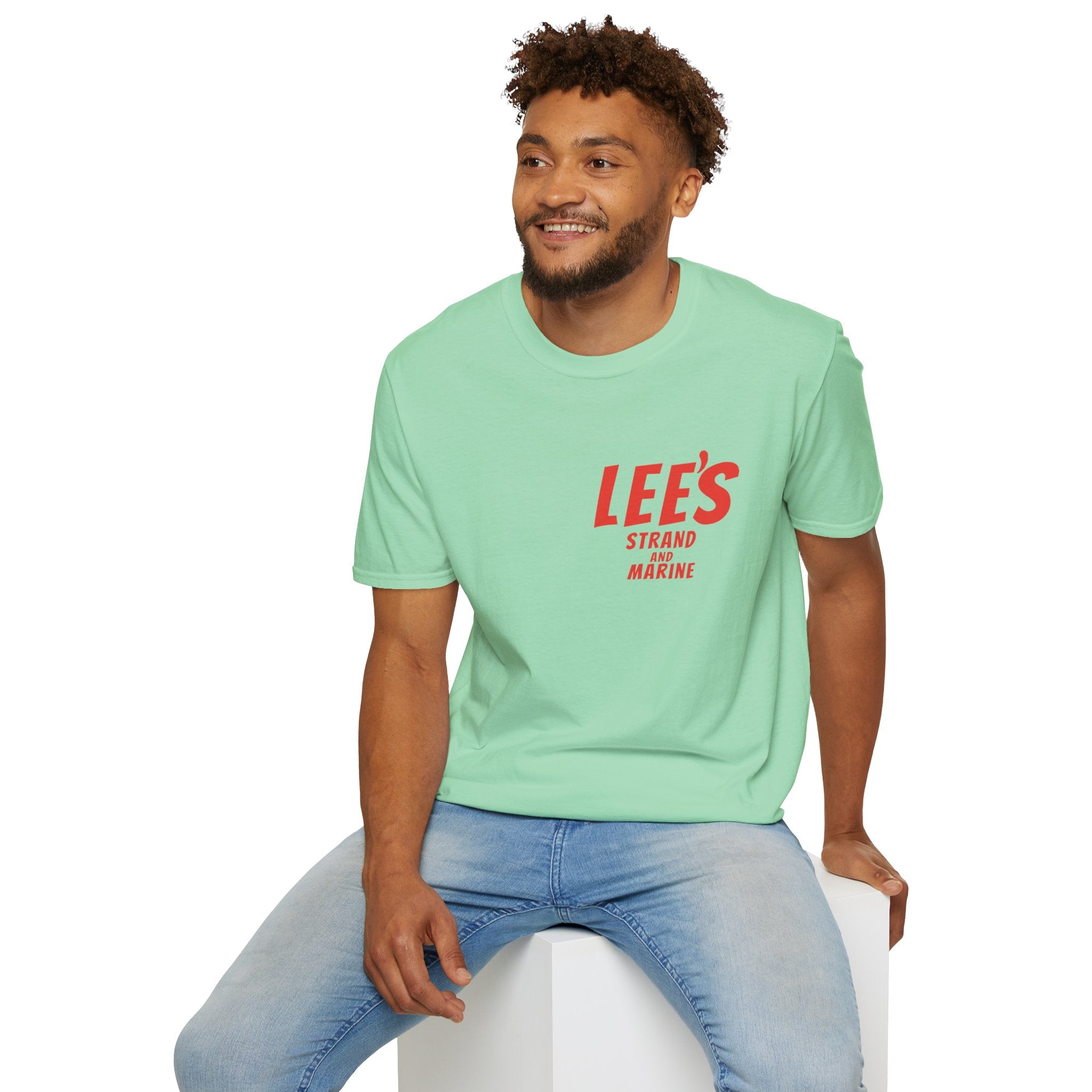 Greasy Lee's  Strand and Marine Old School T-Shirt | Manhattan Beach vintage surfer logo