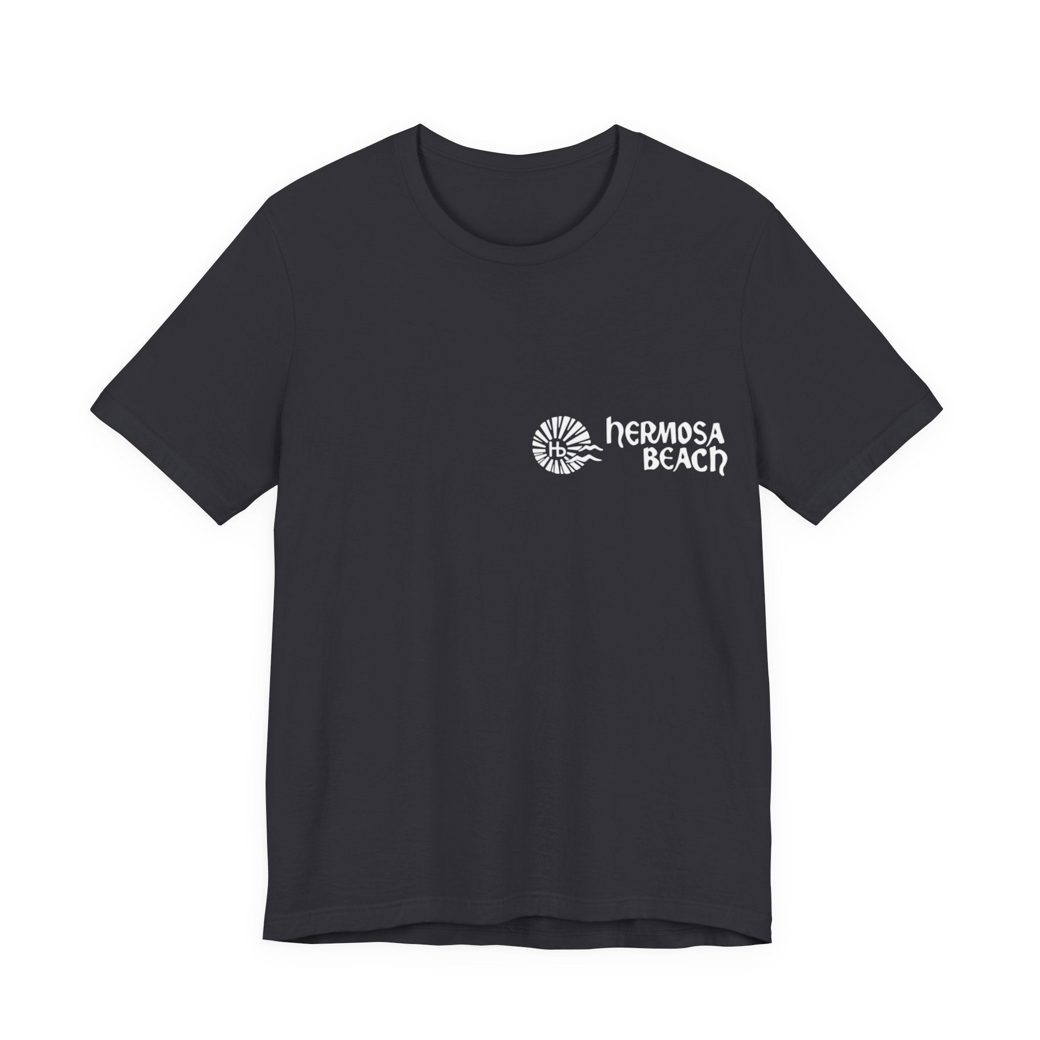 Hermosa Beach Tee — Colorful Front/Back Print Jersey T-Shirt