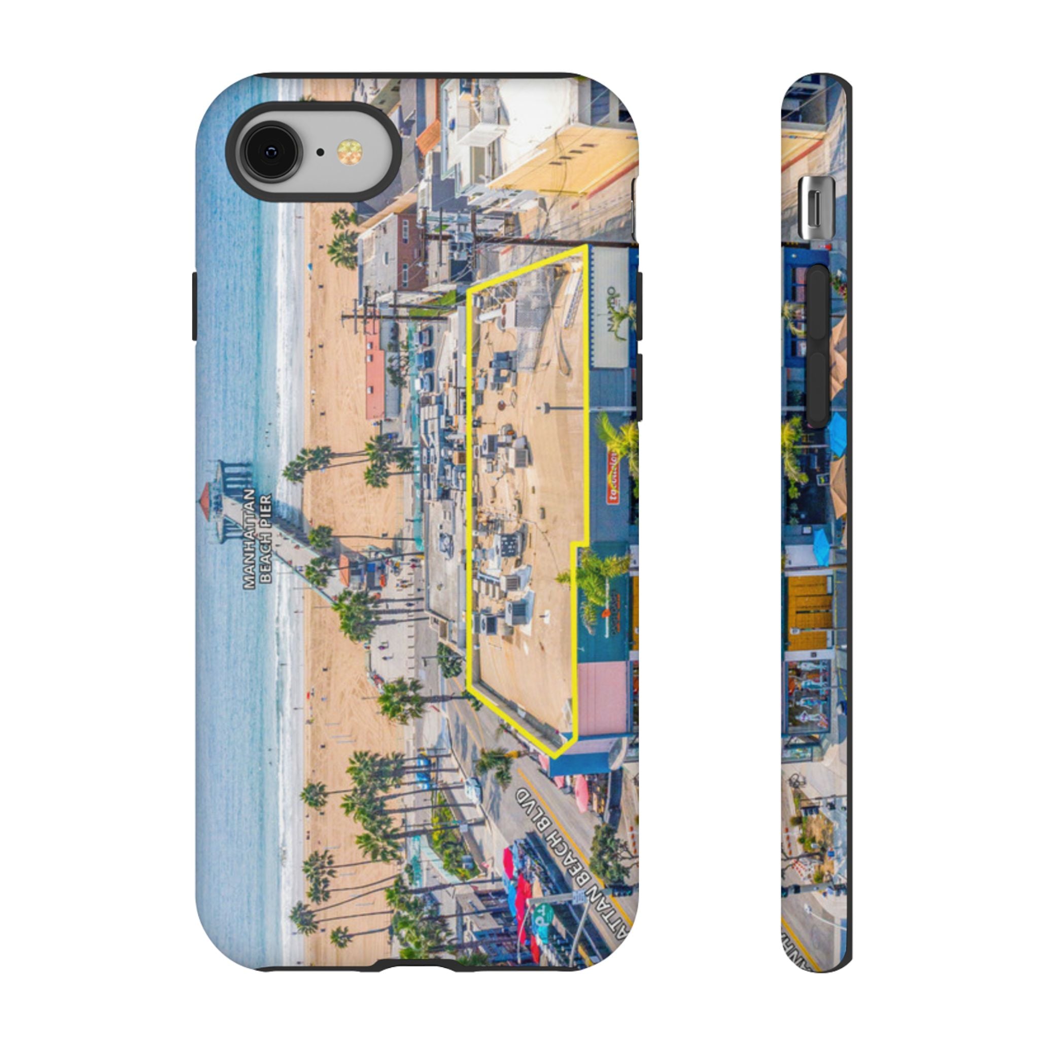 Phone Cases, Manhattan Beach California iPhone Samsung Google Tough Cases, Beach Lovers Gifts, Coastal Accessories, Ocean Phone Covers,