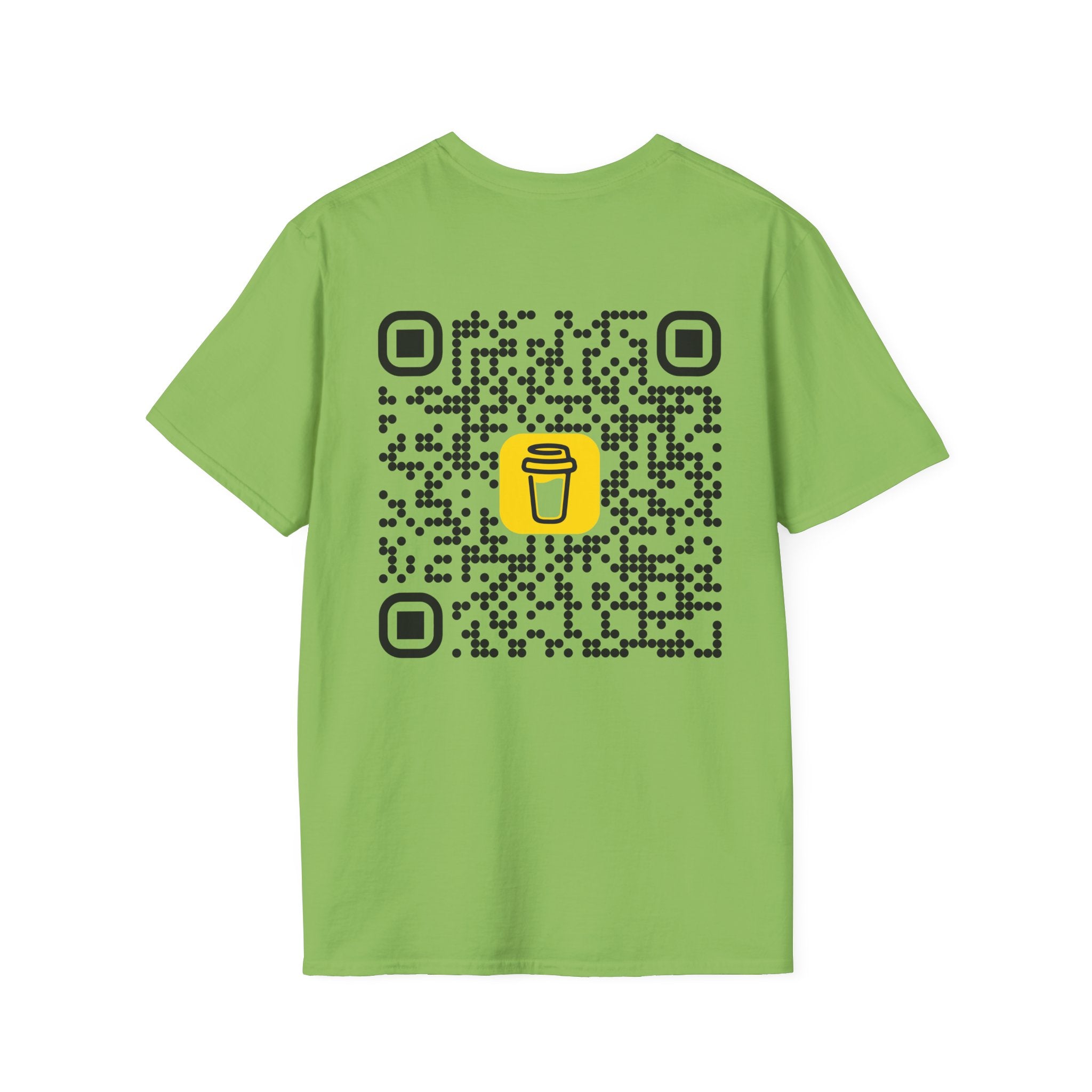 QR Code Coffee Tee — Scan-to-Order Coffee Shop T-Shirt
