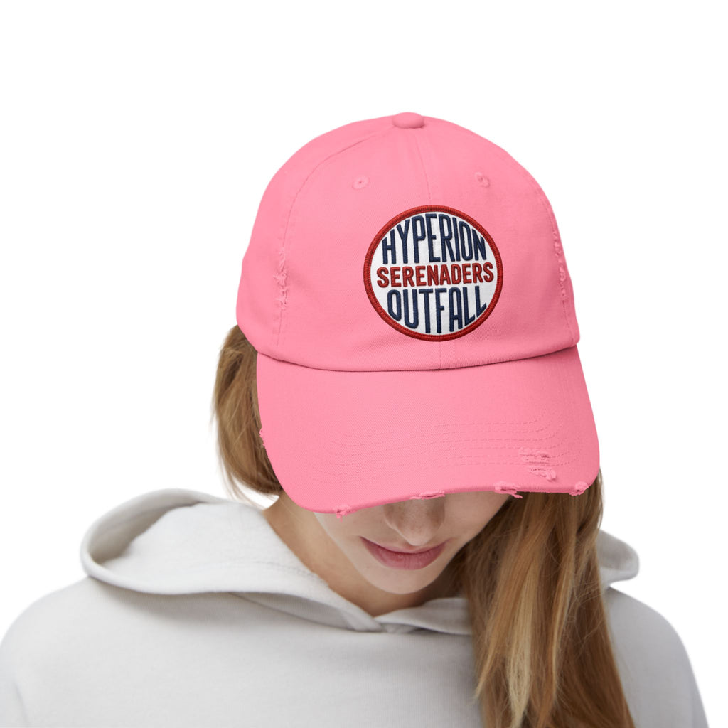 Distressed Cap — "Hyperion Outfall Serenaders" Manhattan Beach Patch Hat