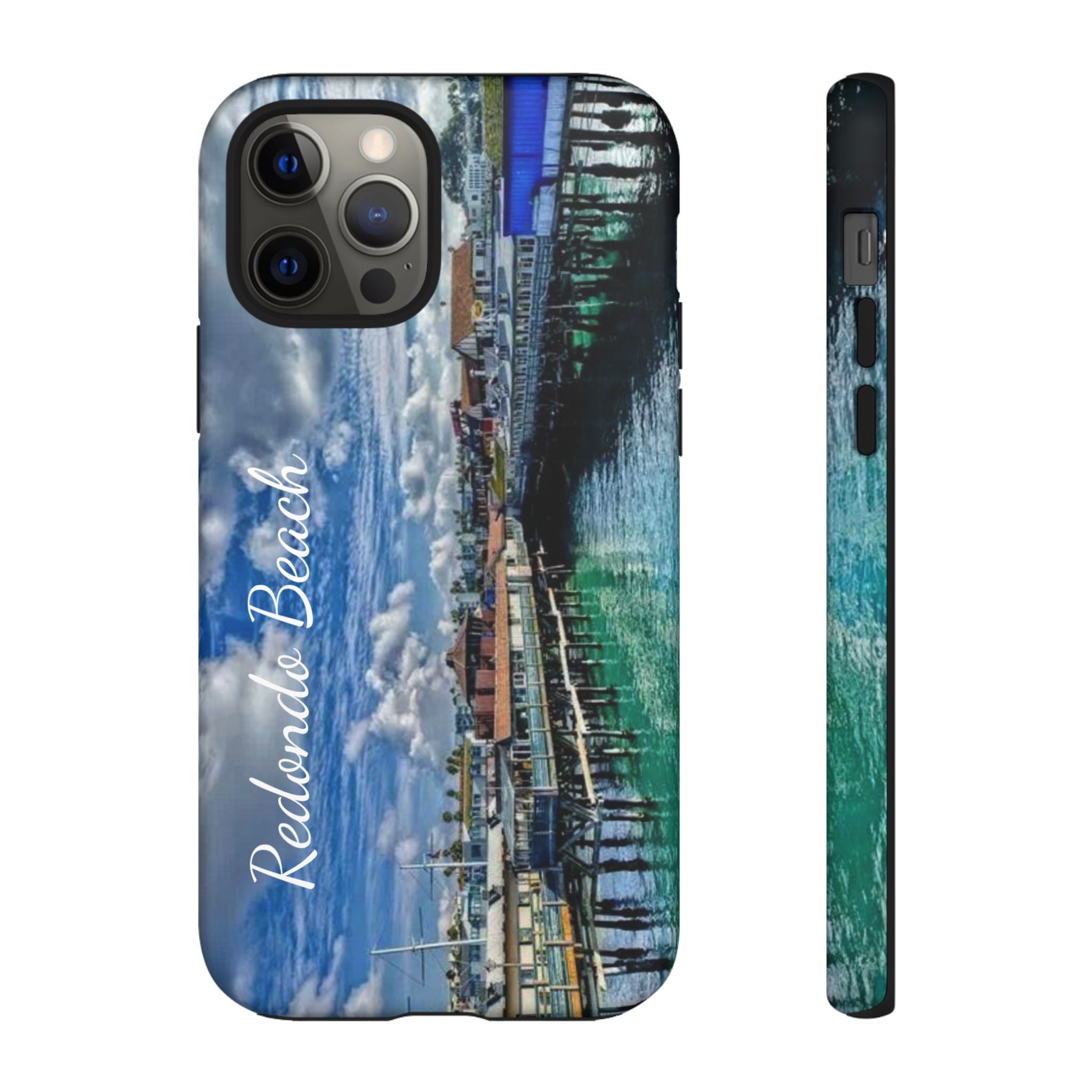 Phone Cases, Redondo Beach California King Harbor Design, Protective Covers, iPhone Accessories, Samsung Accessories, Gift for Travelers