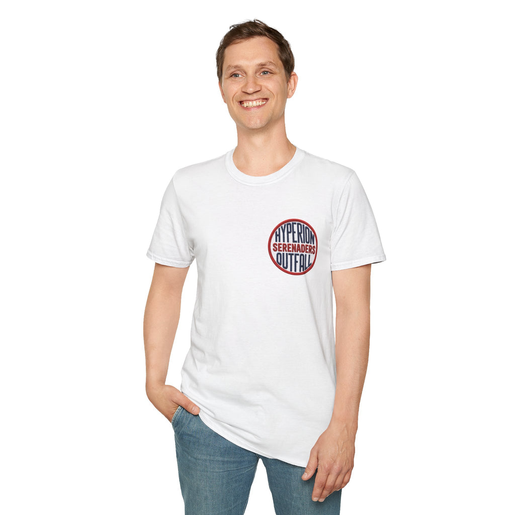 Hyperion Outfall Serenaders  Manhattan Beach T-Shirt — Retro Band Logo Tee