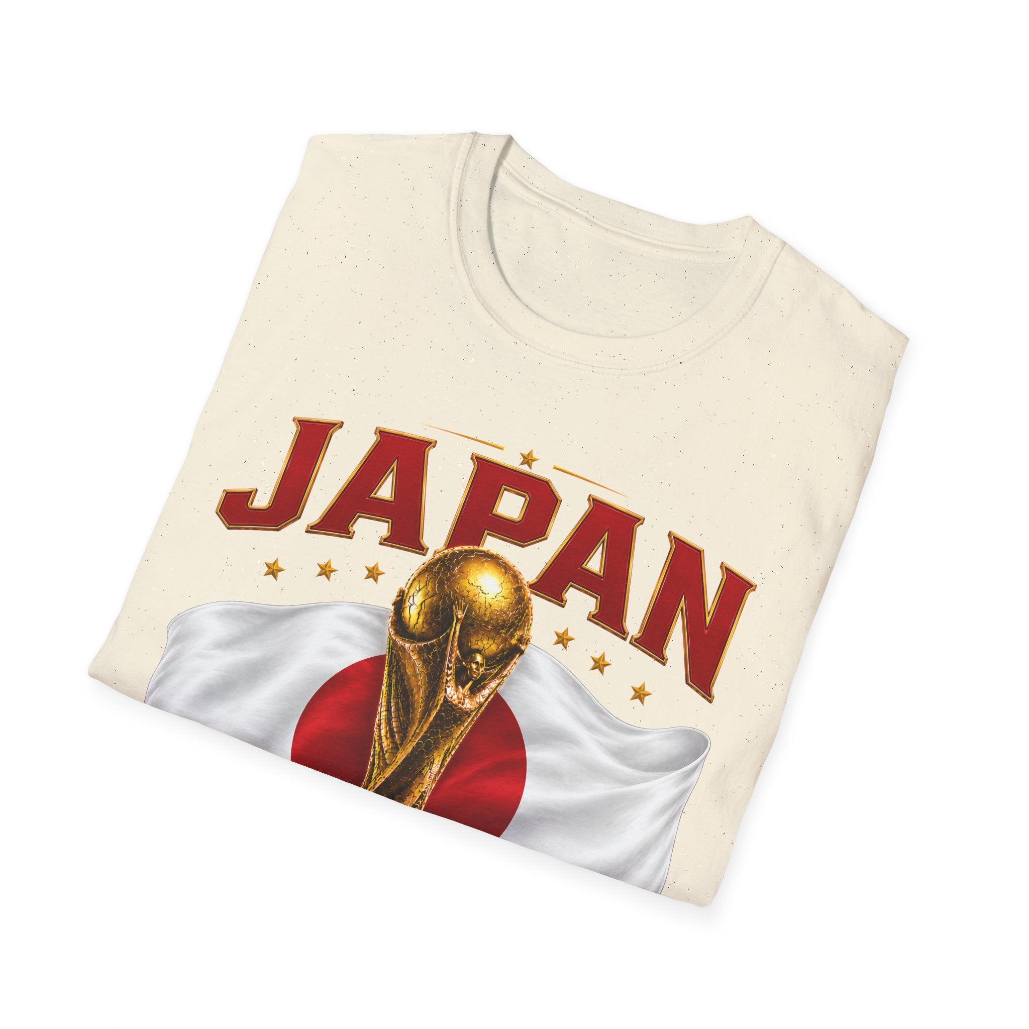 Japan 2026 World Cup T-Shirt — Golden Trophy Soccer Fan Tee
