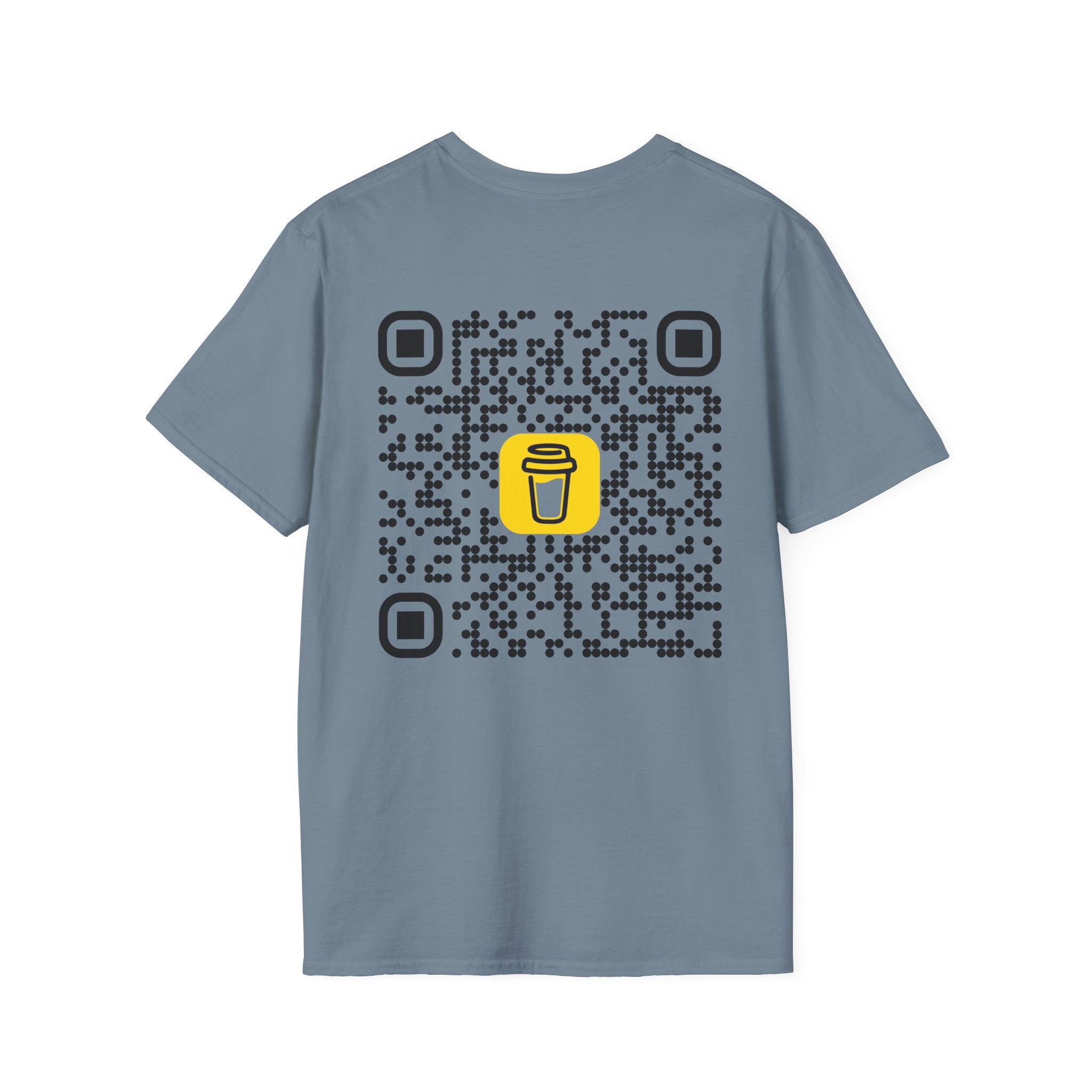 QR Code Coffee Tee — Scan-to-Order Coffee Shop T-Shirt