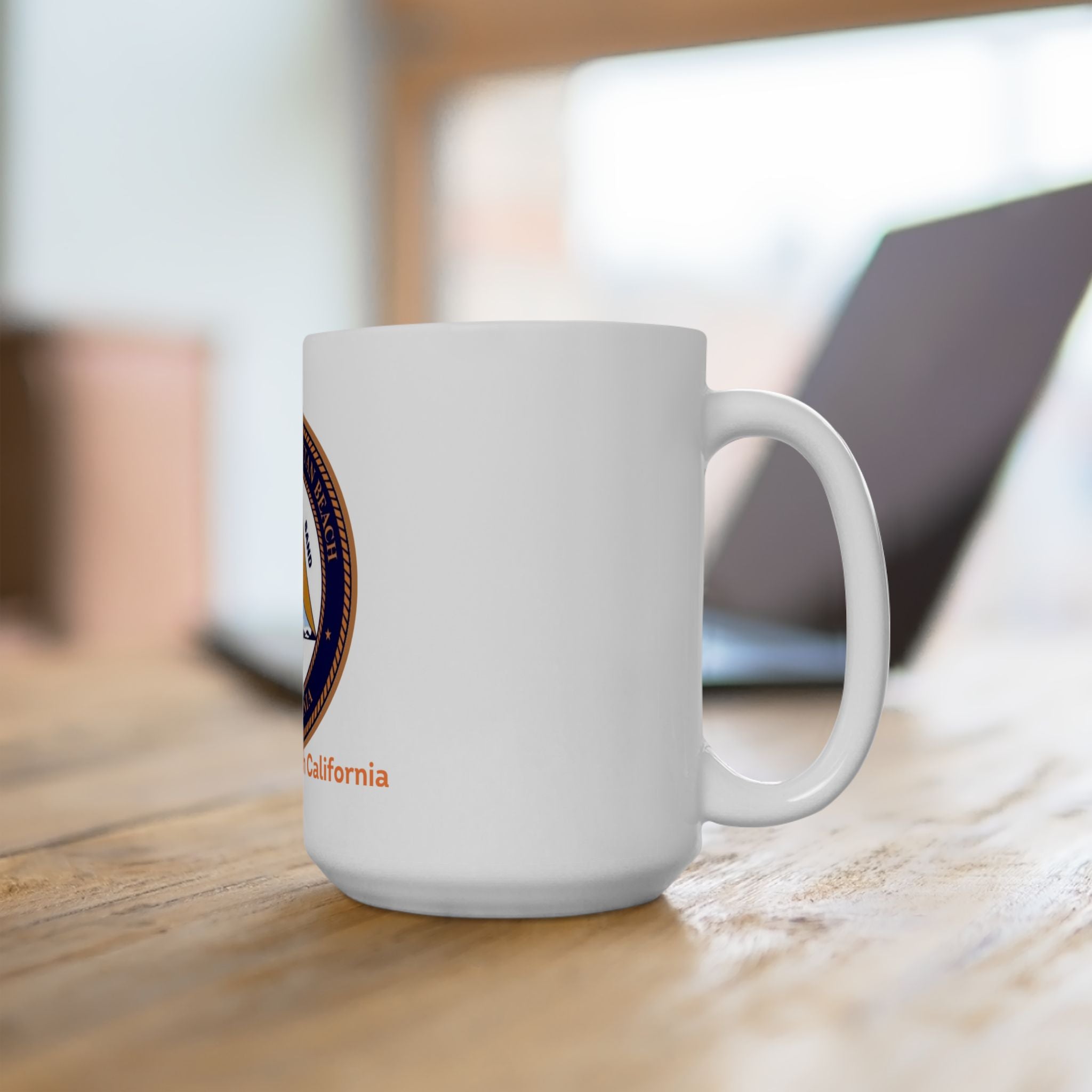 Manhattan Beach California Ceramic Mug 15oz