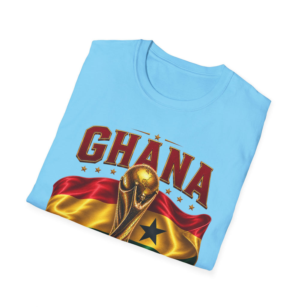 Ghana 2026 World Cup T-Shirt — Flag & Trophy Football Fan Tee