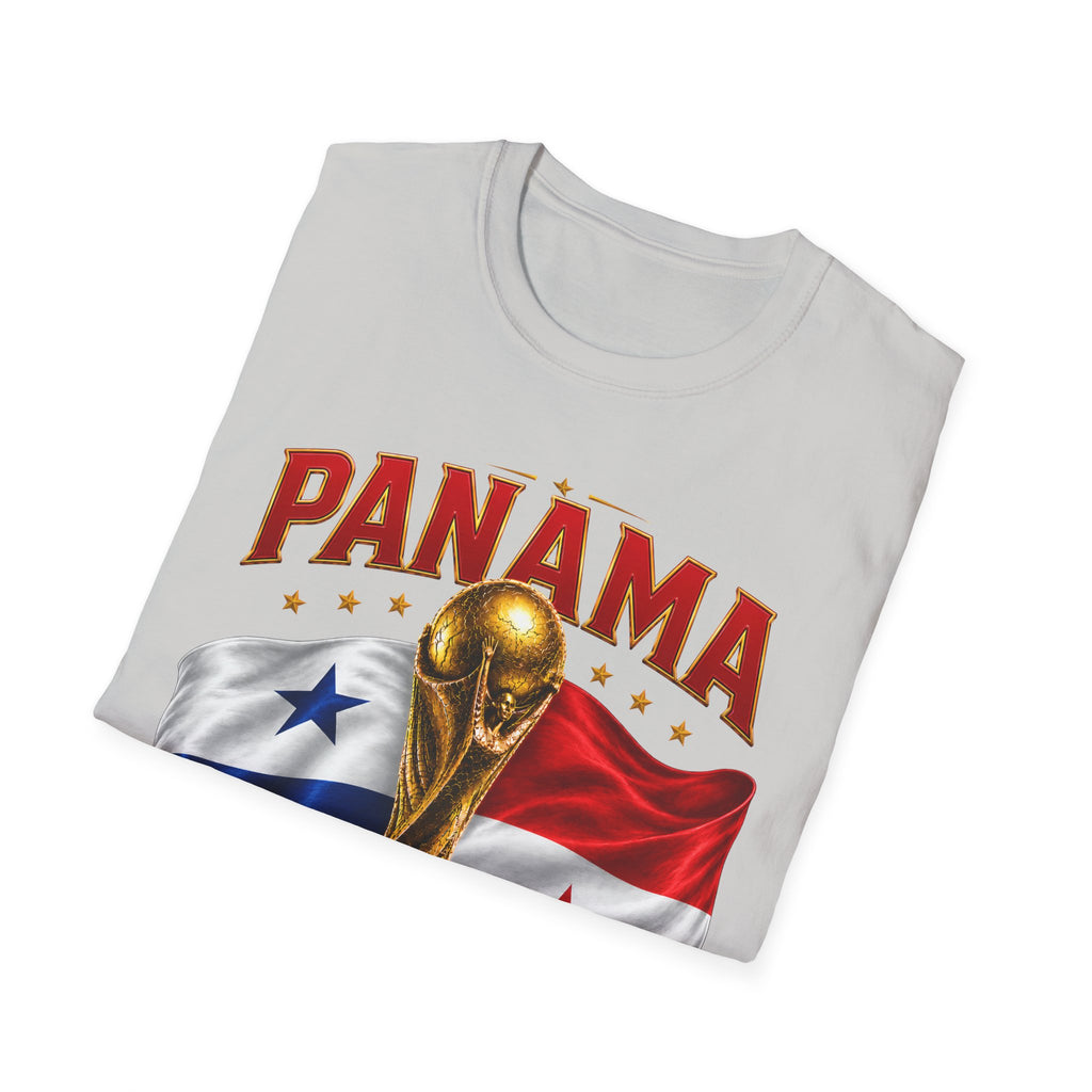 Panama 2026 World Cup T-Shirt — Panama Flag & Trophy Soccer Tee