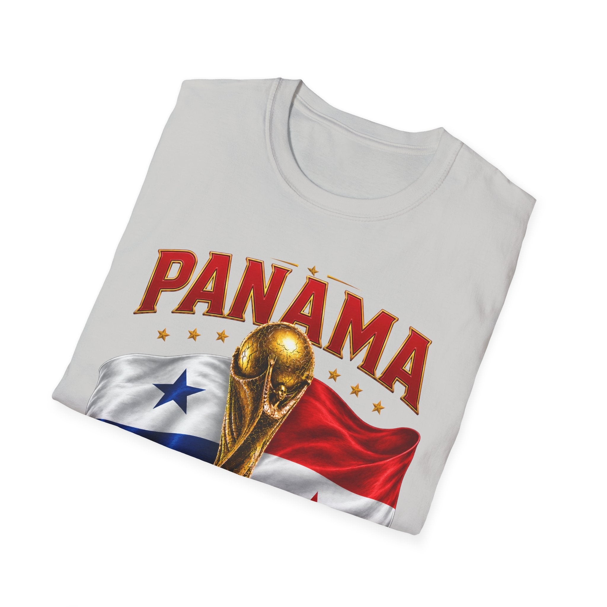 Panama 2026 World Cup T-Shirt — Panama Flag & Trophy Soccer Tee
