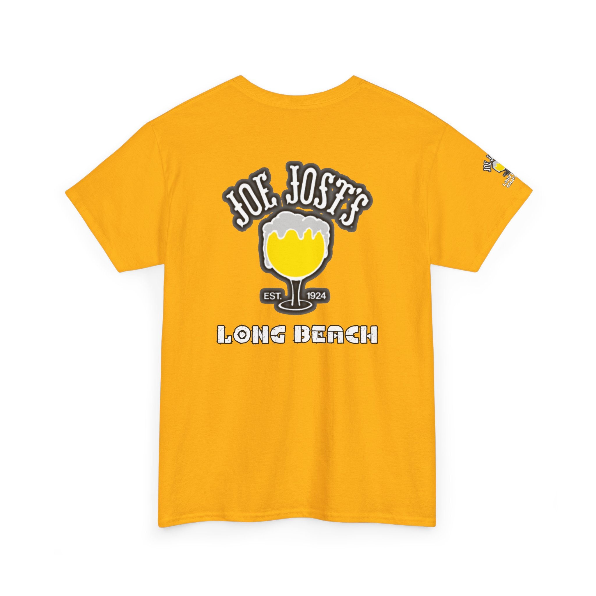 Joe Josts Long Beach California Men's and Woman's Heavy Cotton Tee - Printed 4 Areas