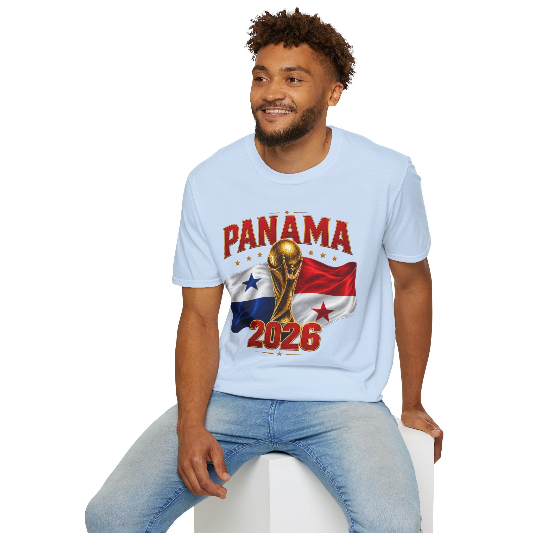 Panama 2026 World Cup T-Shirt — Panama Flag & Trophy Soccer Tee