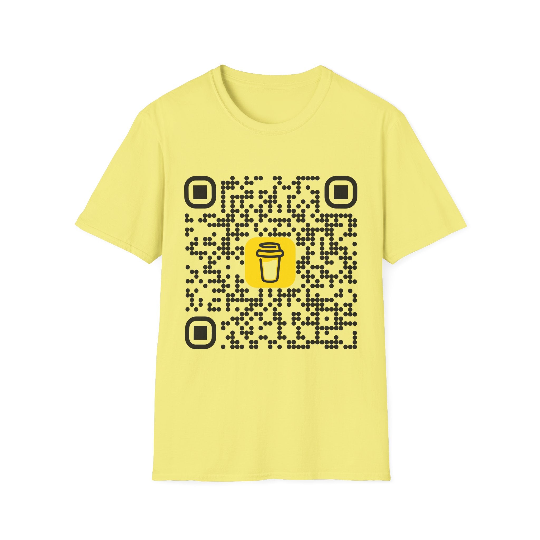 QR Code Coffee Tee — Scan-to-Order Coffee Shop T-Shirt