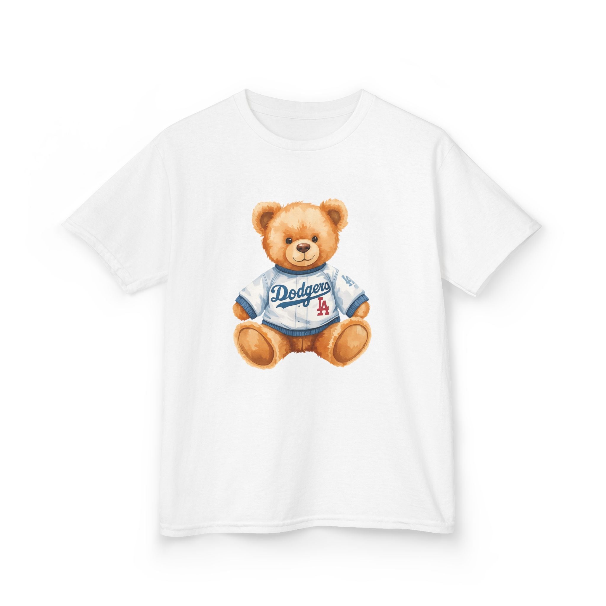 Teddy Bear Tee, Kids Baseball Shirt | Cute Plush Mascot