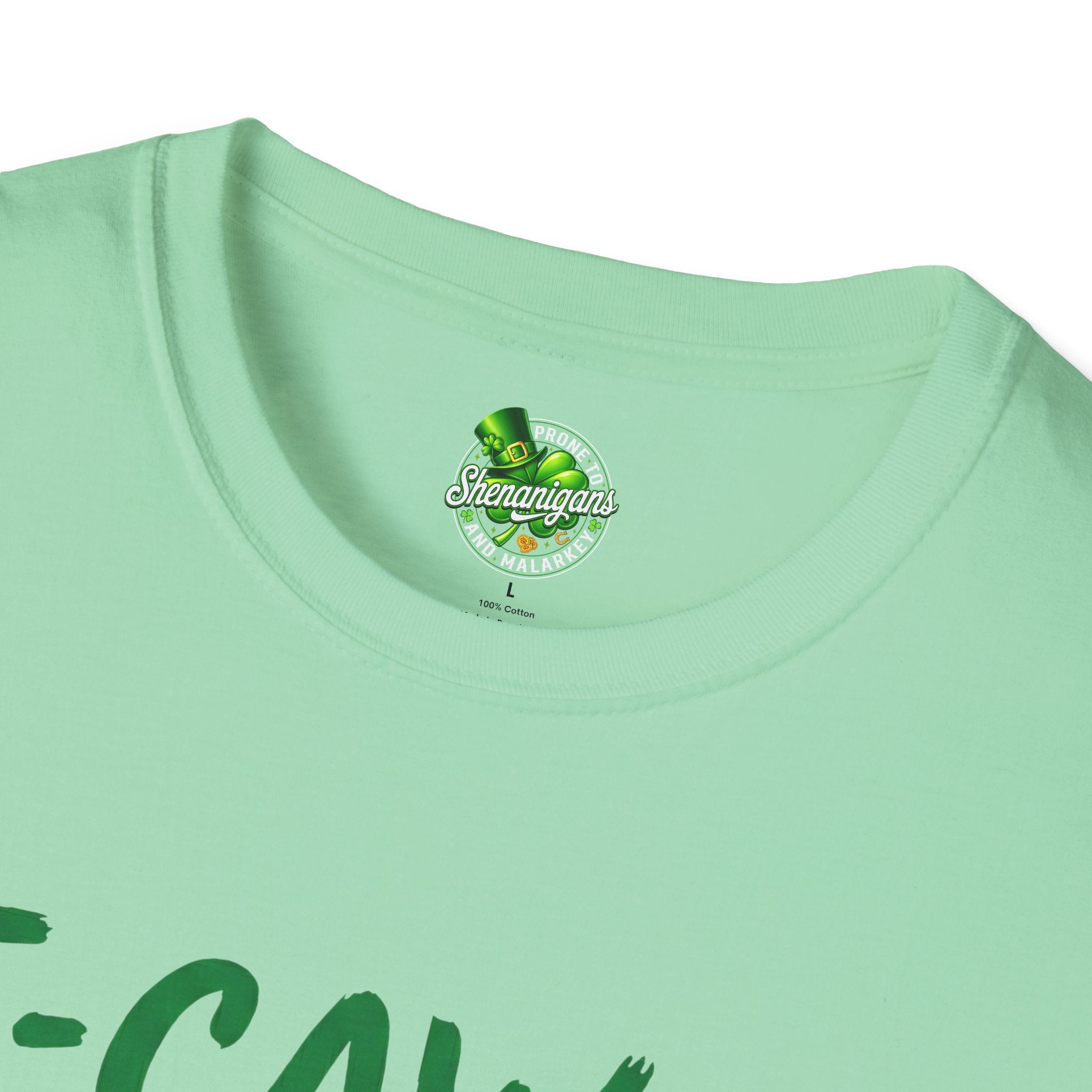 F-CAW-F Leprechaun Chicken T-Shirt | St. Patrick's Day Shamrock Tee