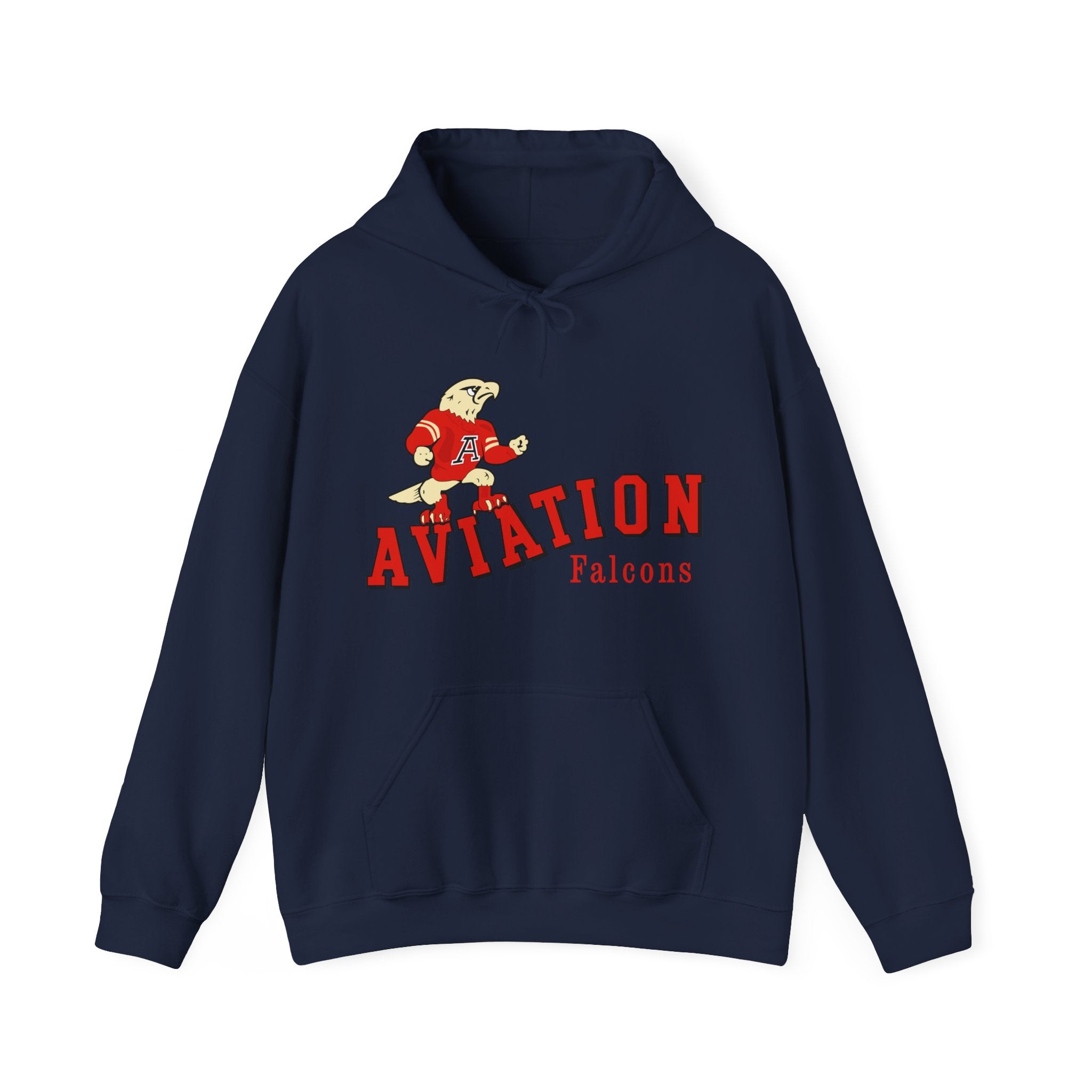 Aviation High School Redondo Beach California  M/W Heavy Blend Hooded Sweatshirt