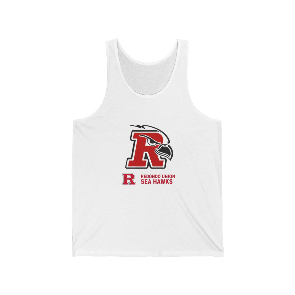 Redondo Beach Union High School - Unisex Tank Top RUHS Seahawks, Sleeveless Tee, Beach School Team Apparel, Vintage Sports Shirt, College