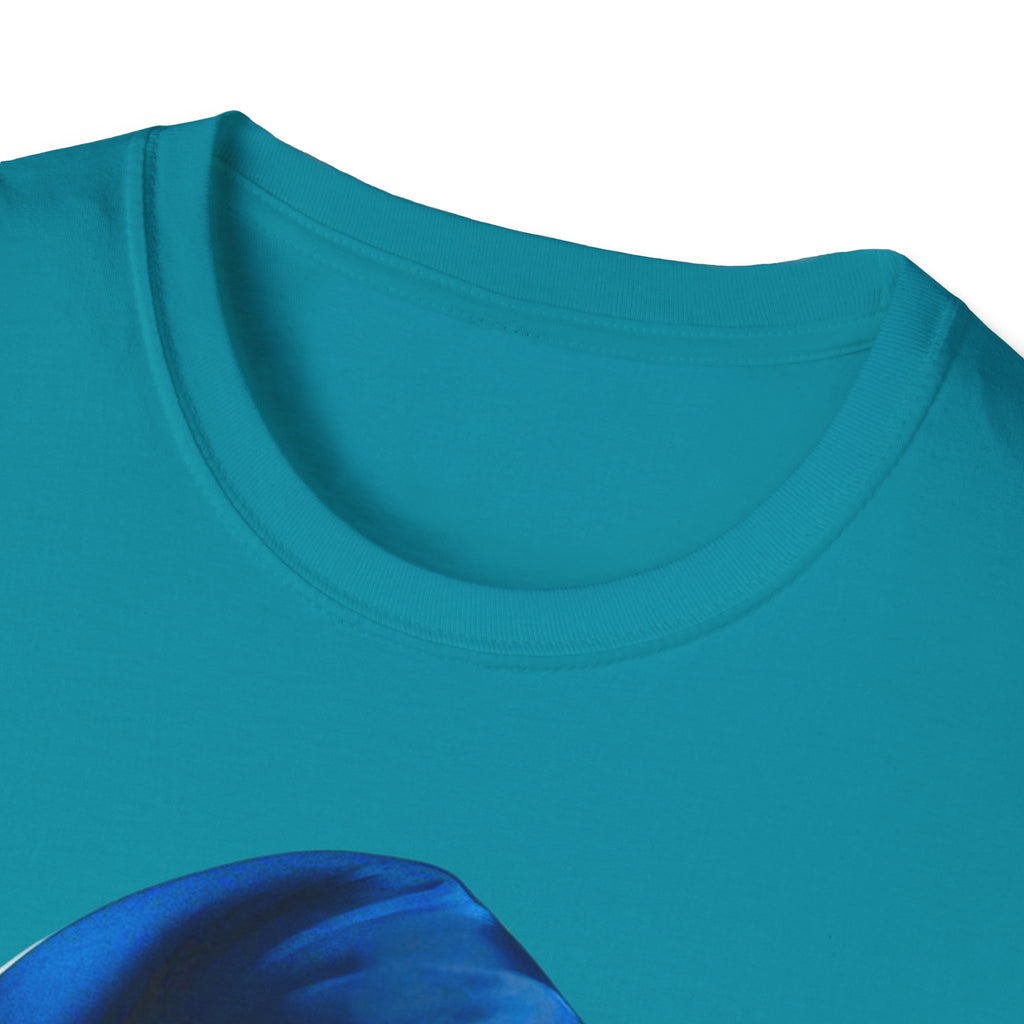 Blue Los Angeles Doyers Santa Tee | Santa Hat Graphic T-Shirt #Doyers