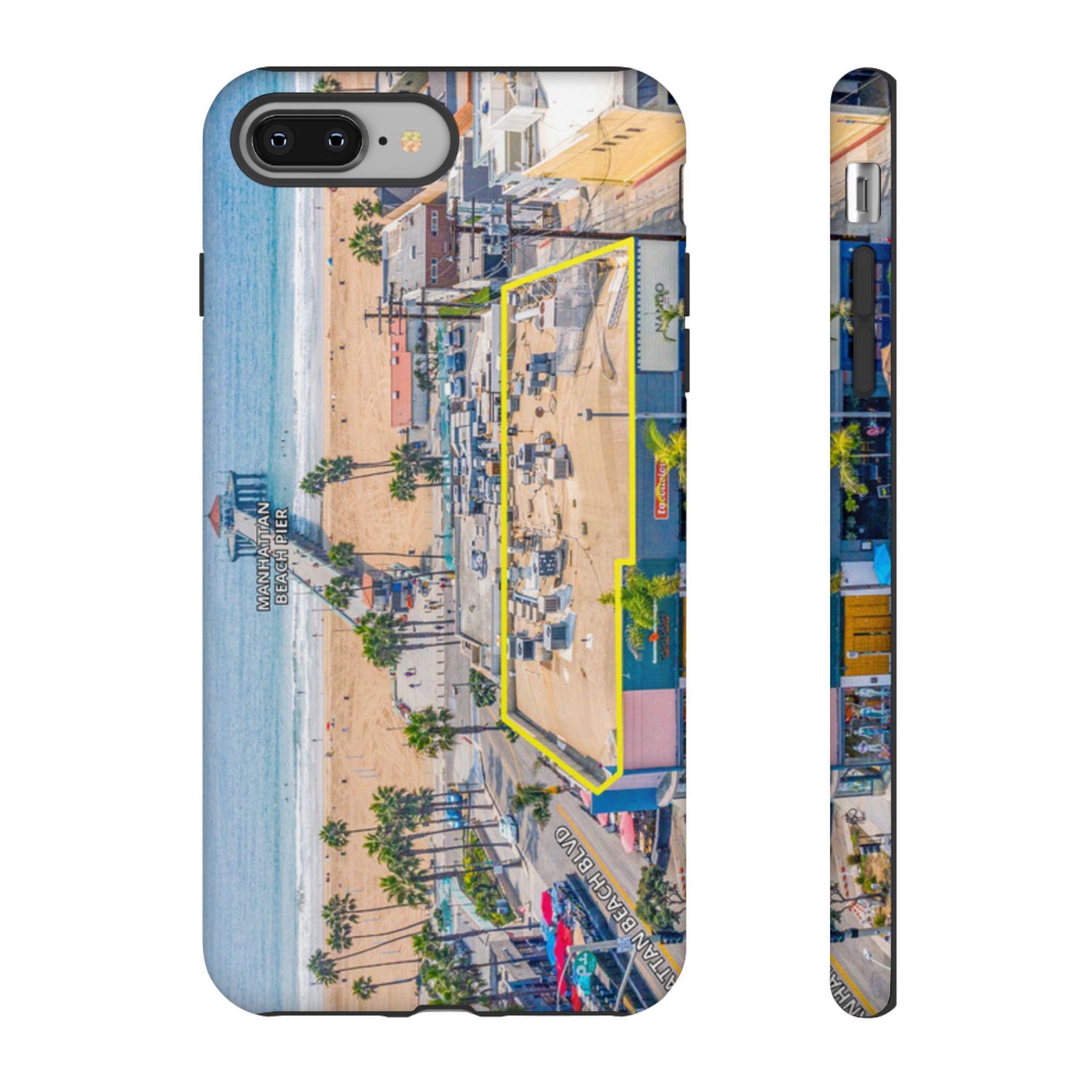 Phone Cases, Manhattan Beach California iPhone Samsung Google Tough Cases, Beach Lovers Gifts, Coastal Accessories, Ocean Phone Covers,