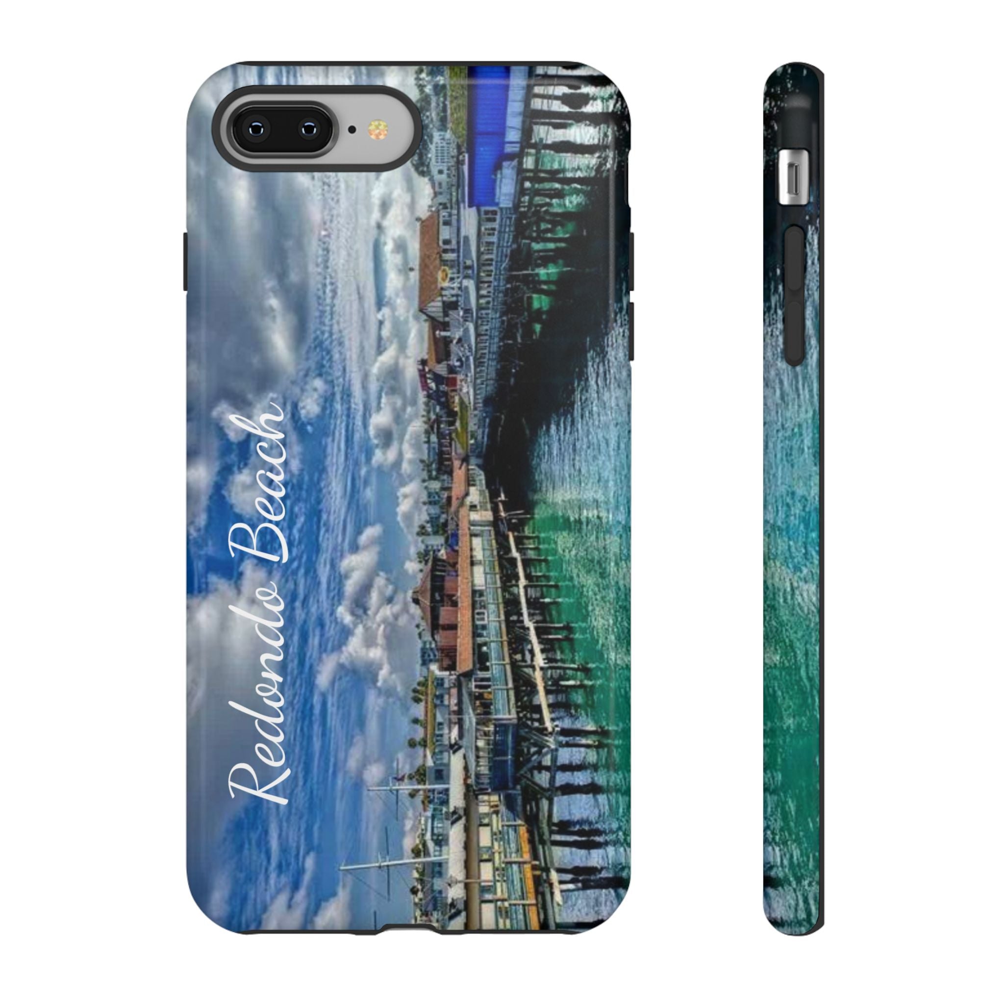 Phone Cases, Redondo Beach California King Harbor Design, Protective Covers, iPhone Accessories, Samsung Accessories, Gift for Travelers