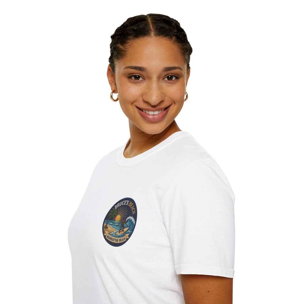 Bruce's Beach Manhattan Beach Surf Patch T-Shirt