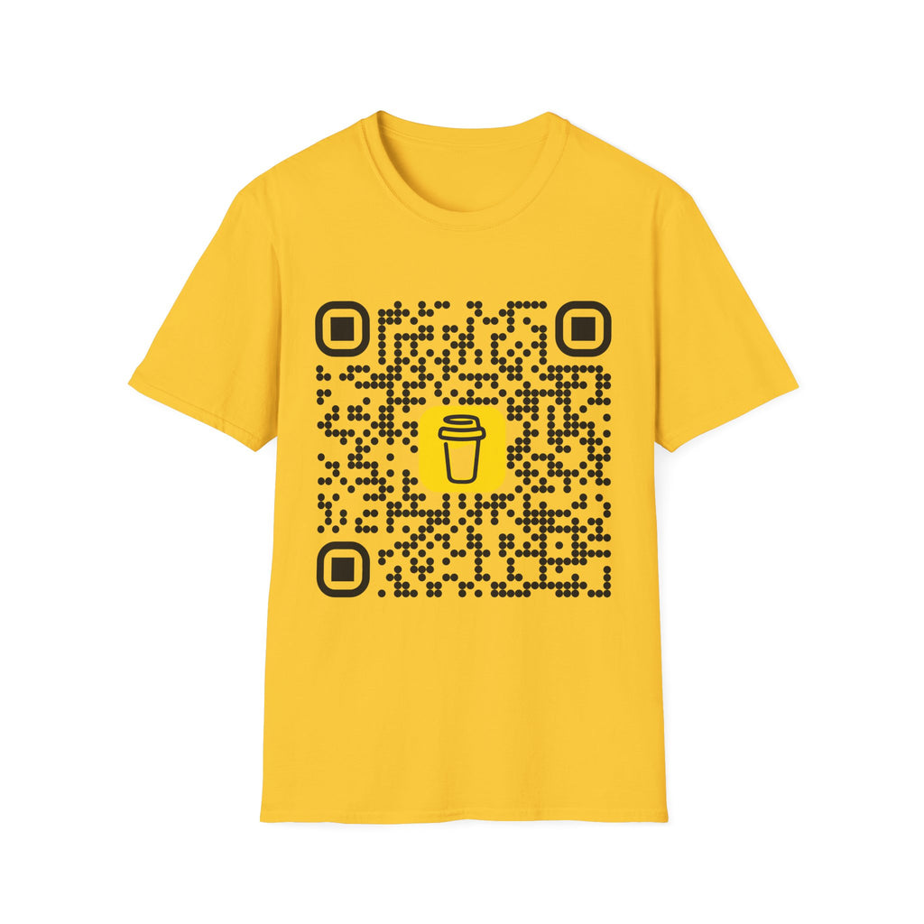 QR Code Coffee Tee — Scan-to-Order Coffee Shop T-Shirt