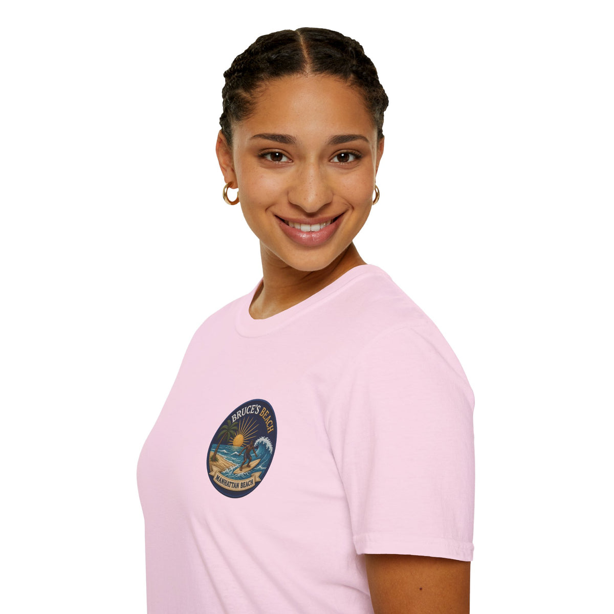 Bruce's Beach Manhattan Beach Surf Patch T-Shirt