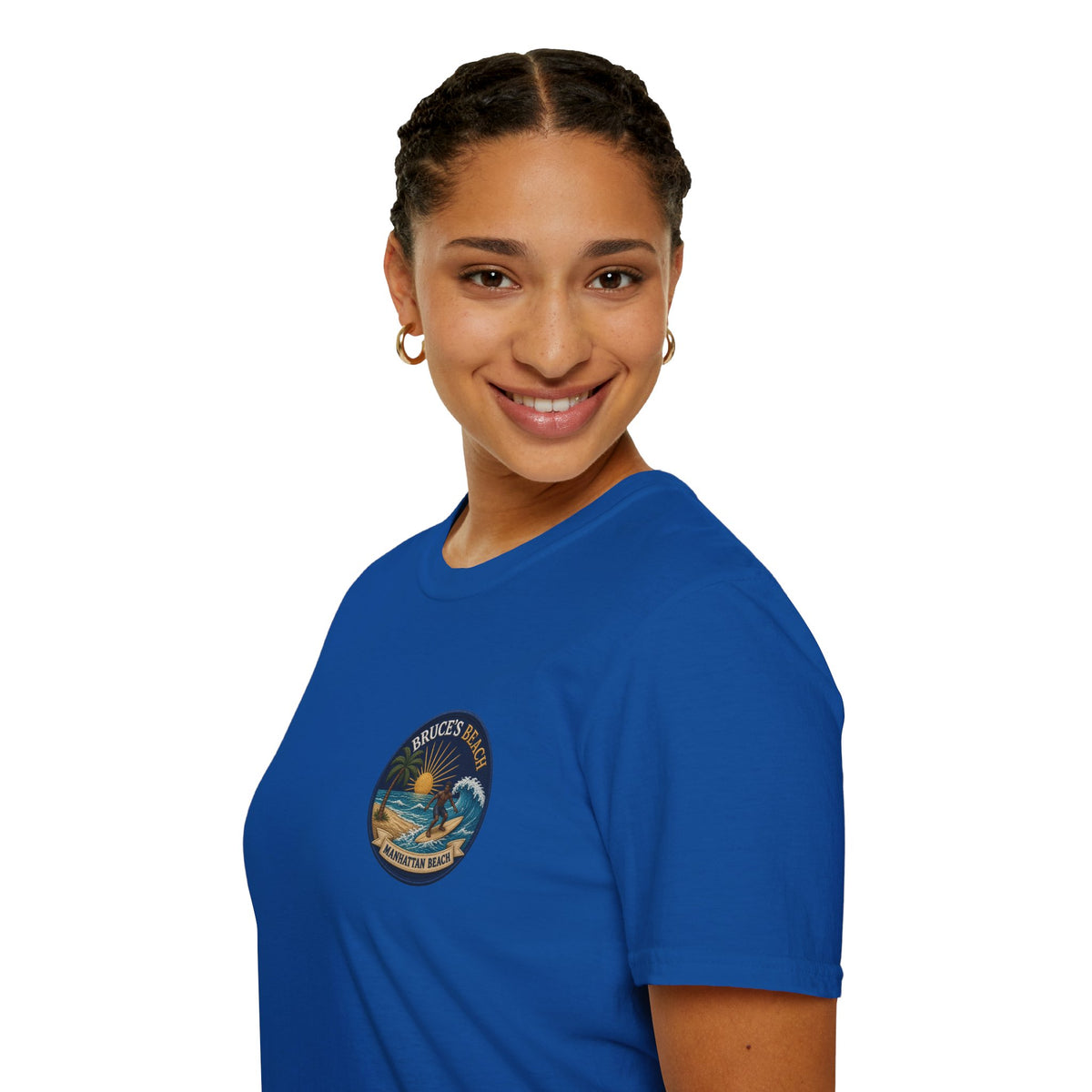 Bruce's Beach Manhattan Beach Surf Patch T-Shirt