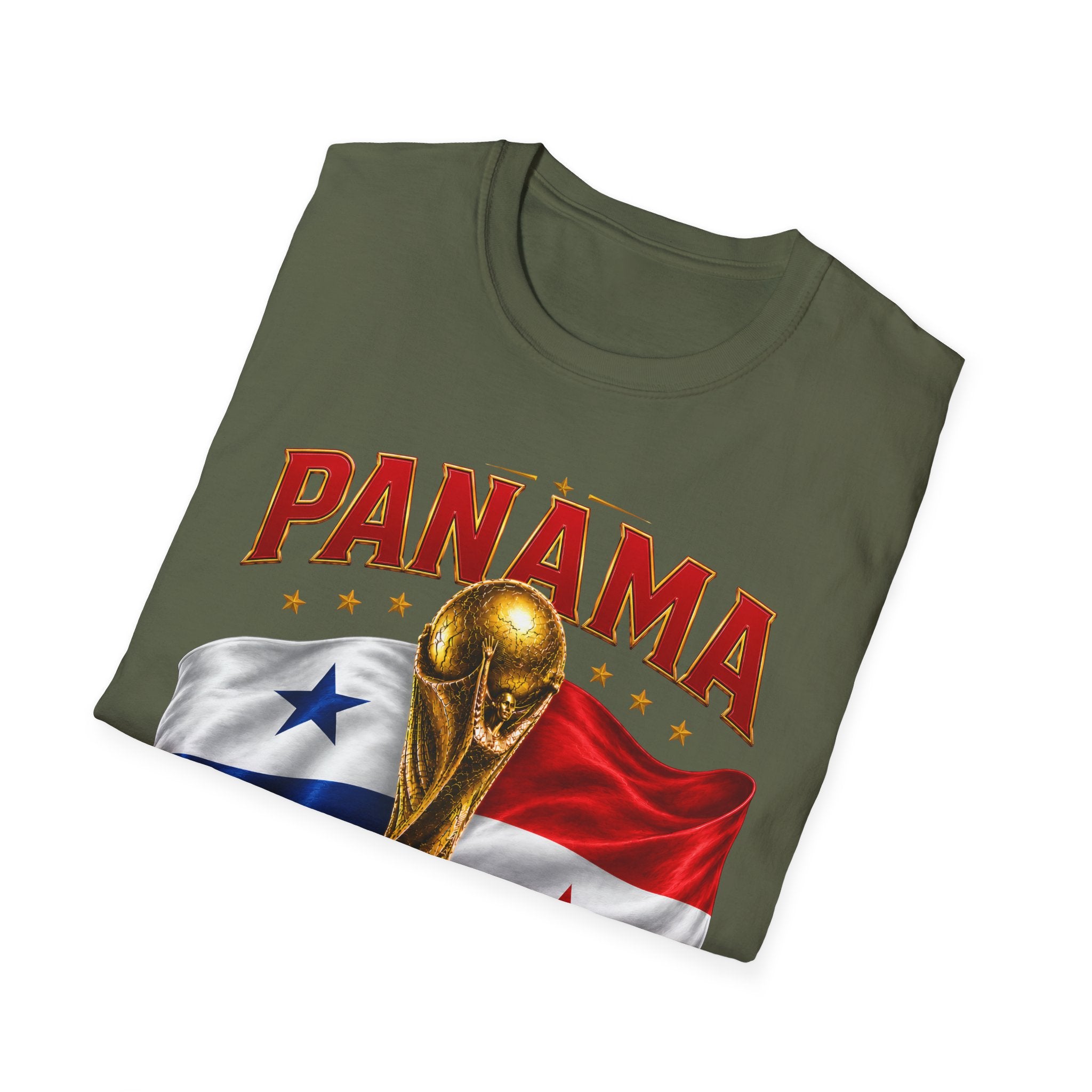 Panama 2026 World Cup T-Shirt — Panama Flag & Trophy Soccer Tee