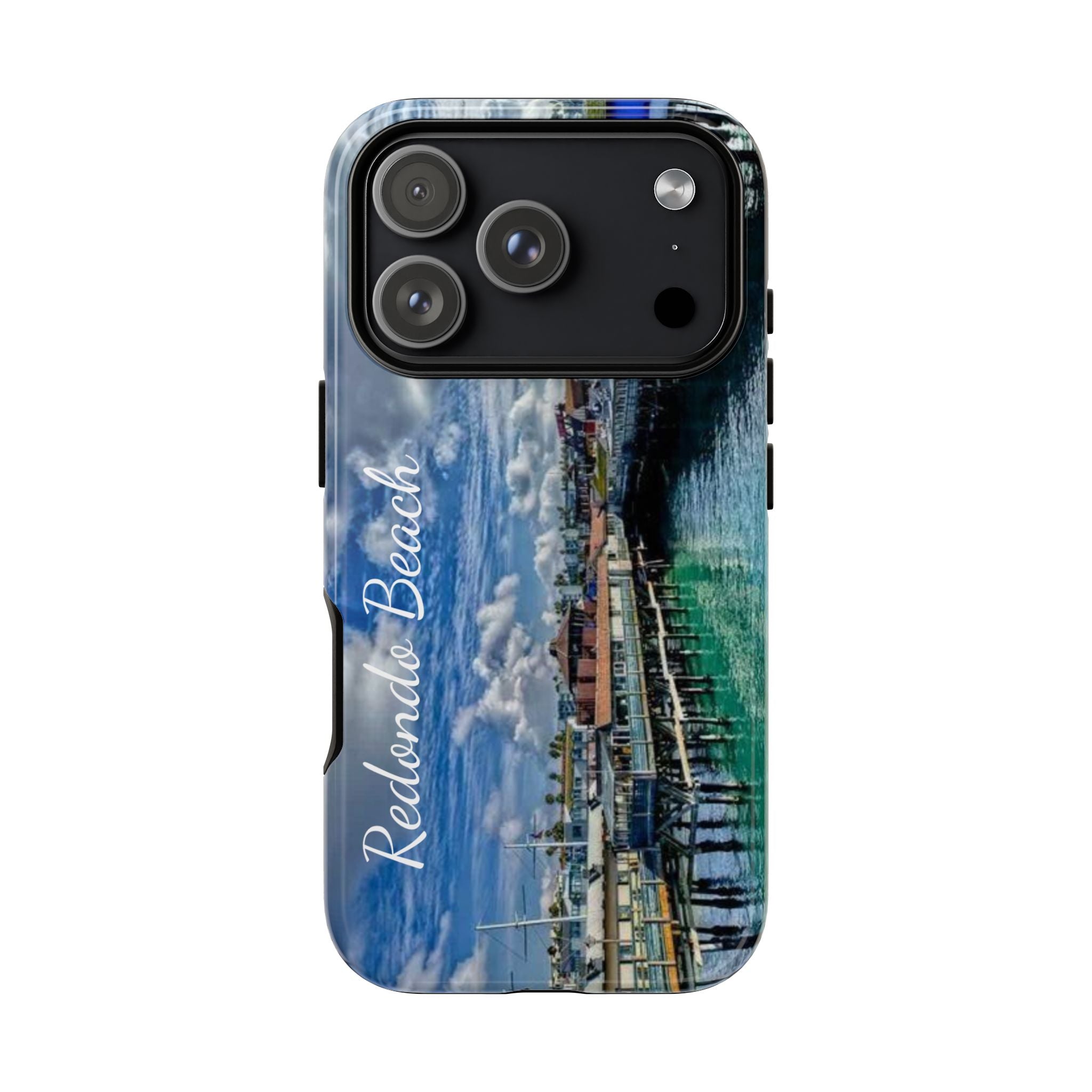 Phone Cases, Redondo Beach California King Harbor Design, Protective Covers, iPhone Accessories, Samsung Accessories, Gift for Travelers