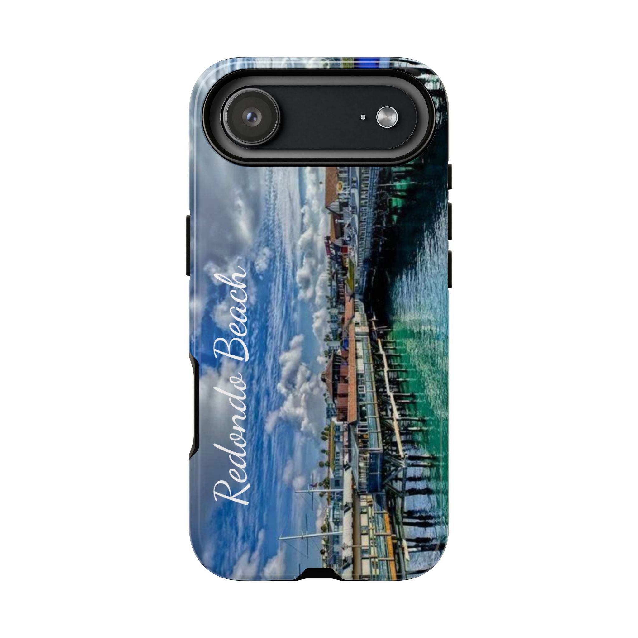 Phone Cases, Redondo Beach California King Harbor Design, Protective Covers, iPhone Accessories, Samsung Accessories, Gift for Travelers