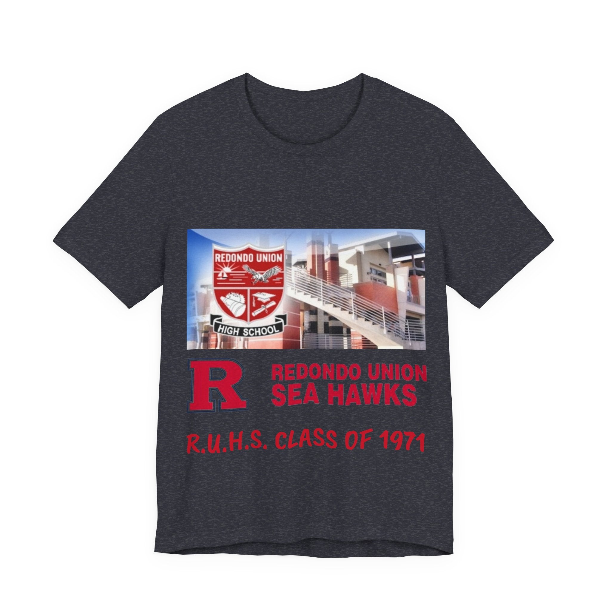 Redondo Union High School Class of 1971 - Unisex Jersey Short Sleeve Tee