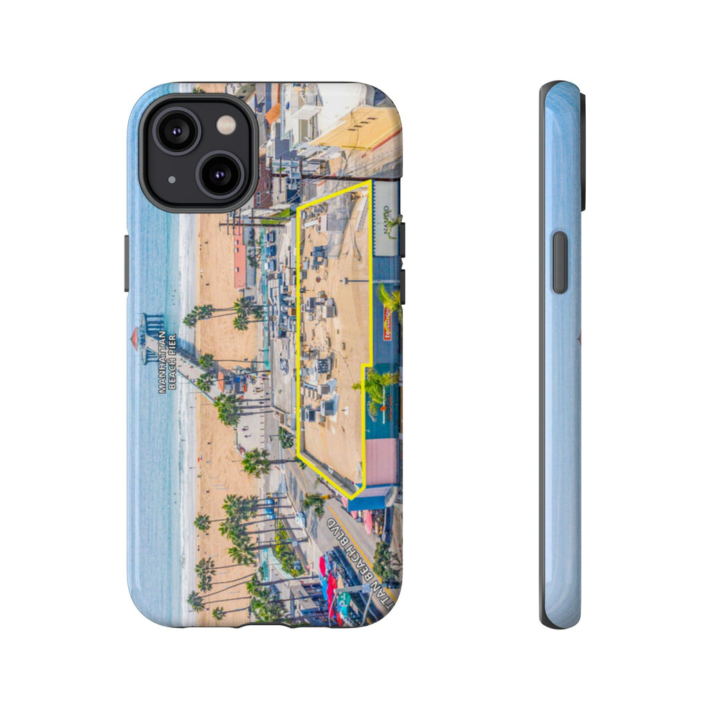Phone Cases, Manhattan Beach California iPhone Samsung Google Tough Cases, Beach Lovers Gifts, Coastal Accessories, Ocean Phone Covers,