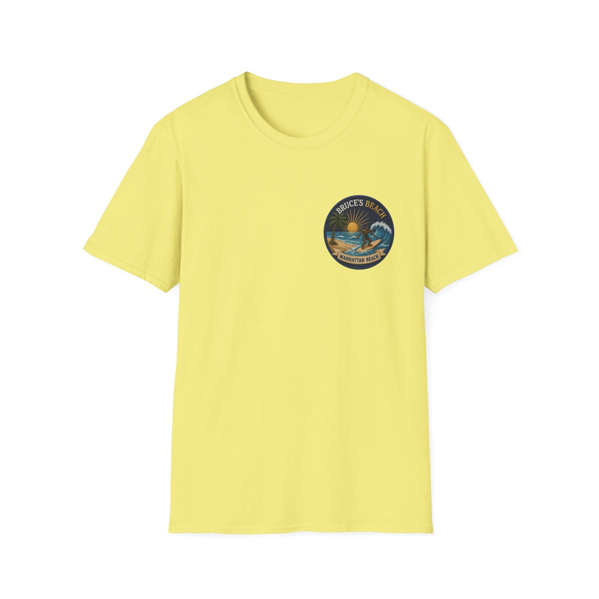 Bruce's Beach Manhattan Beach Surf Patch T-Shirt