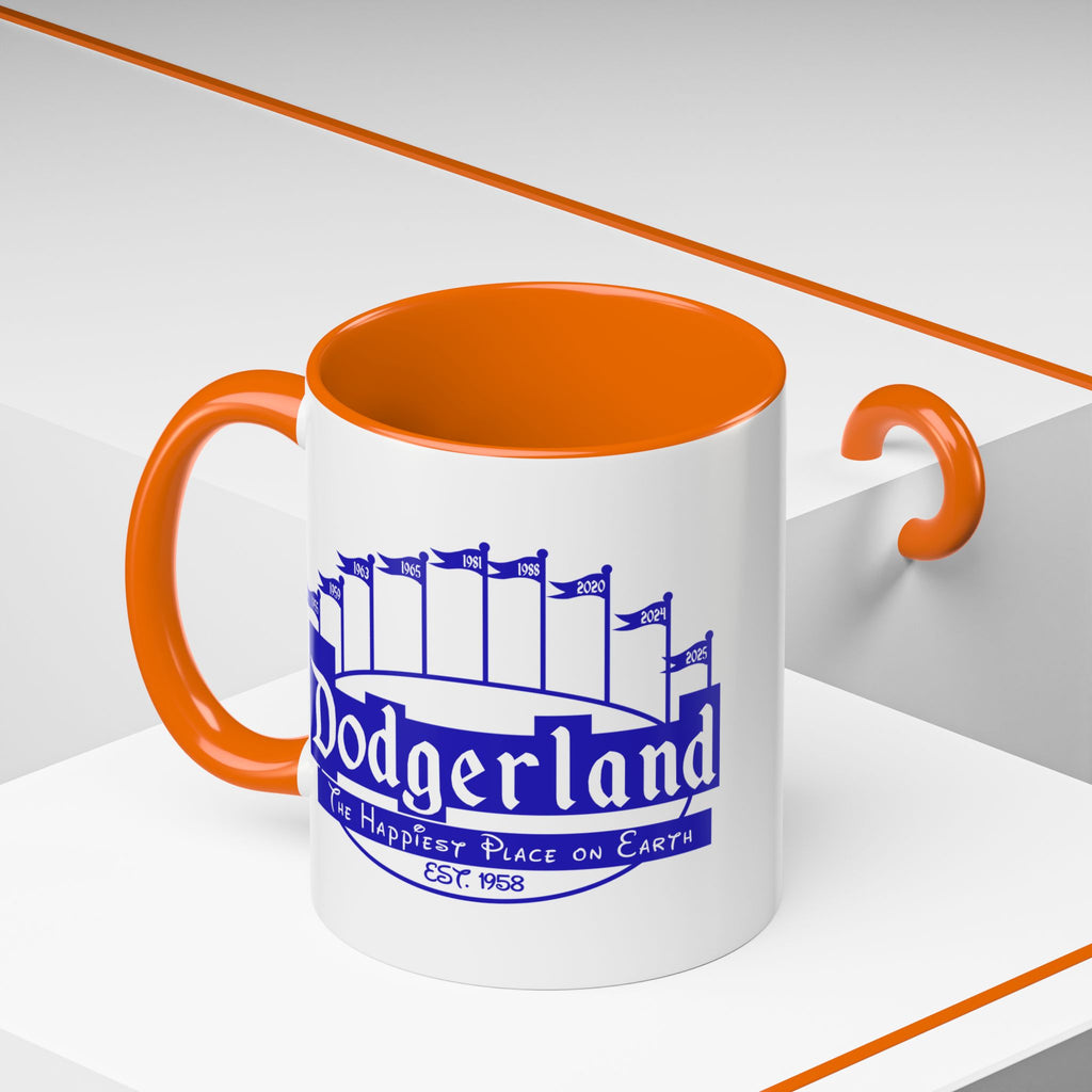 DodgerLAnd Logo Mug | Accent Coffee Mug 11oz or 15oz