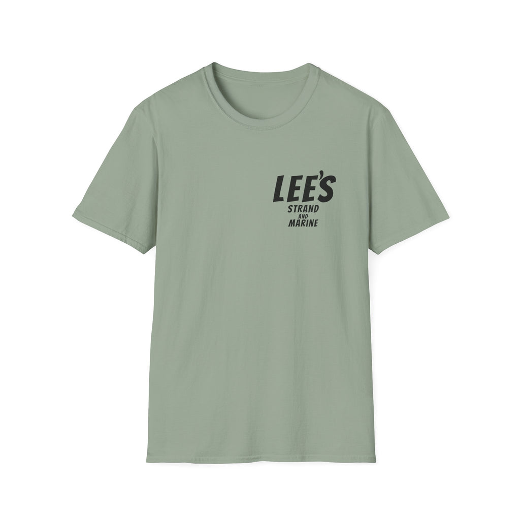 Greasy Lee's Manhattan Beach Old School T-Shirt | Marine and Strand Manhattan Beach Vintage Surf Design