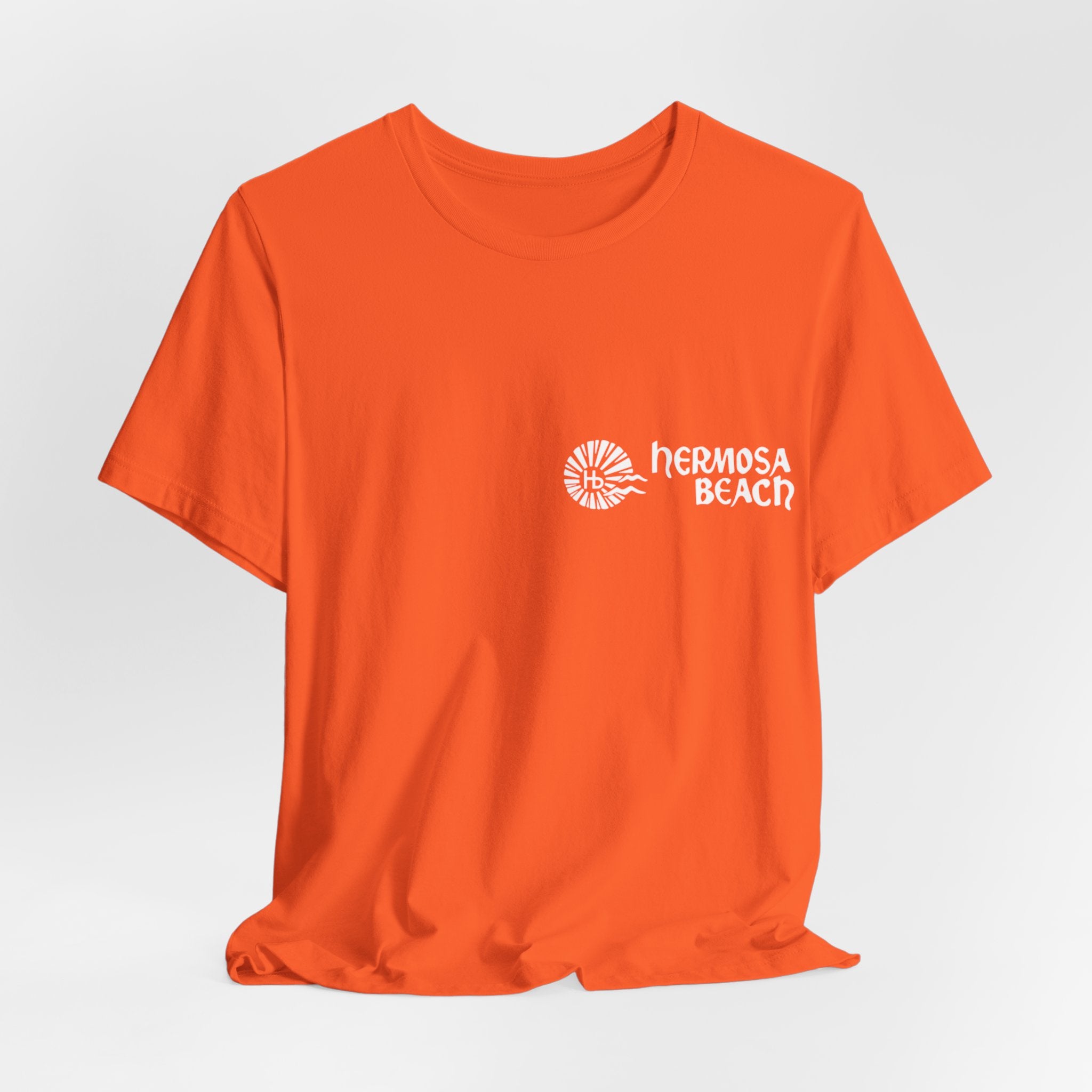Hermosa Beach Tee — Colorful Front/Back Print Jersey T-Shirt